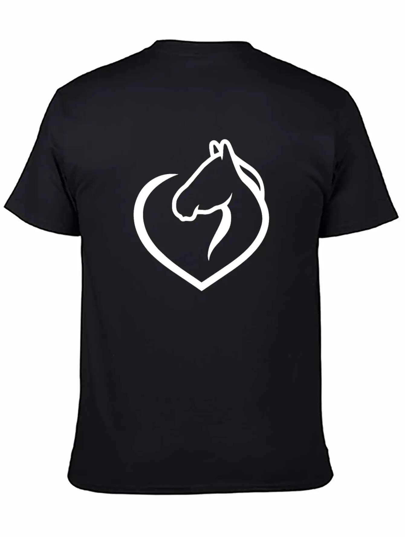 Horse Lover Tshirt Simple Everyday Graphic Tee – Lightweight Summer Wear