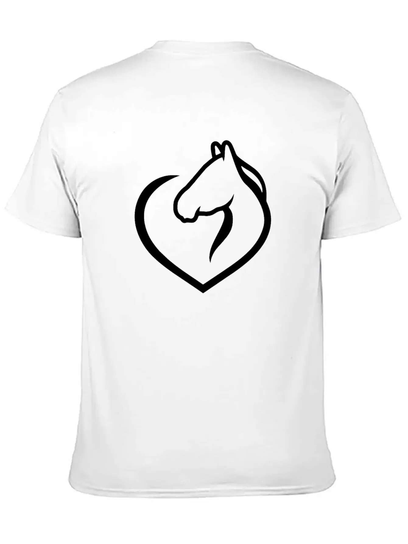 Horse Lover Tshirt Simple Everyday Graphic Tee – Lightweight Summer Wear