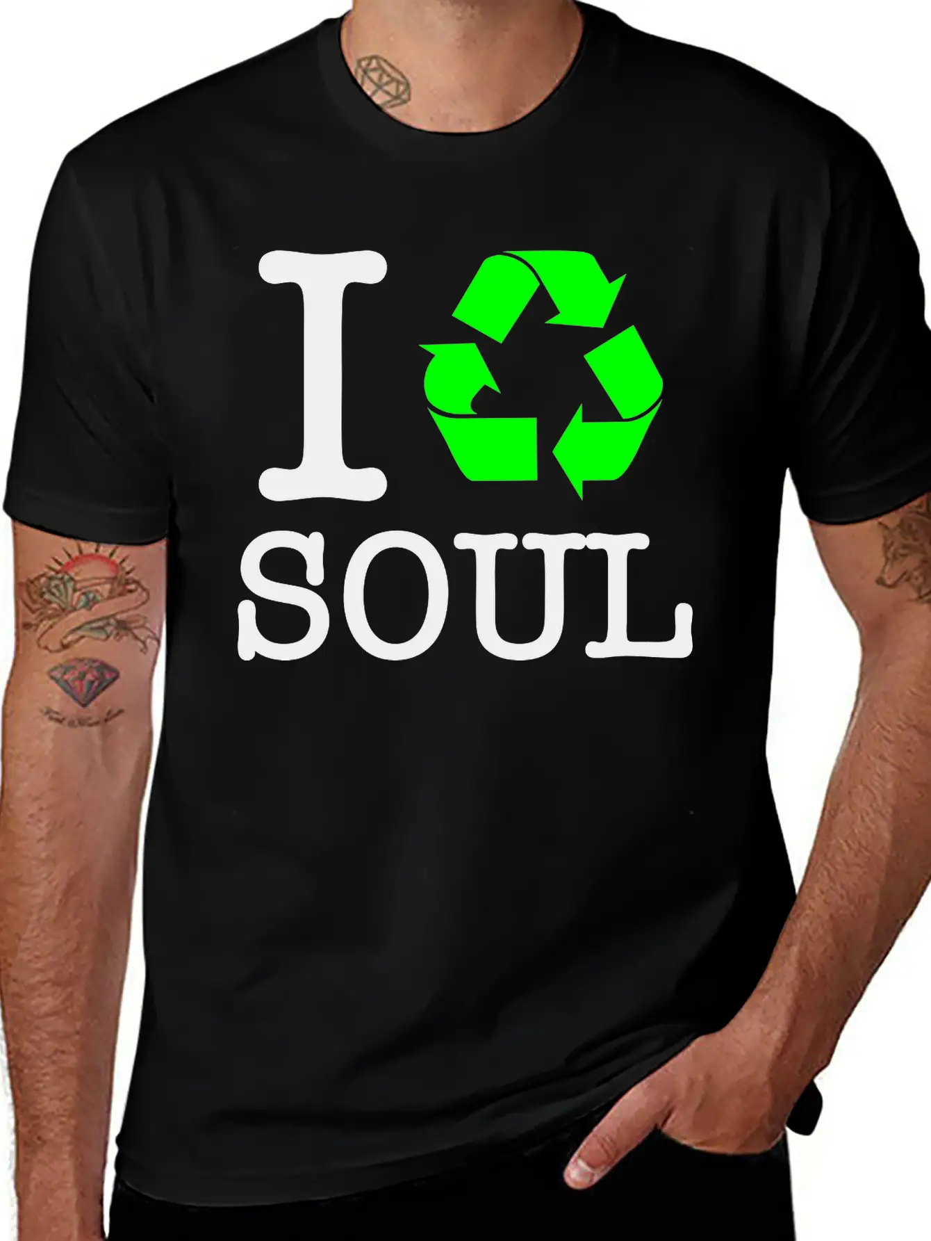 I Recycle Soul Classic Cotton Tee – Unisex Comfort For Any Season