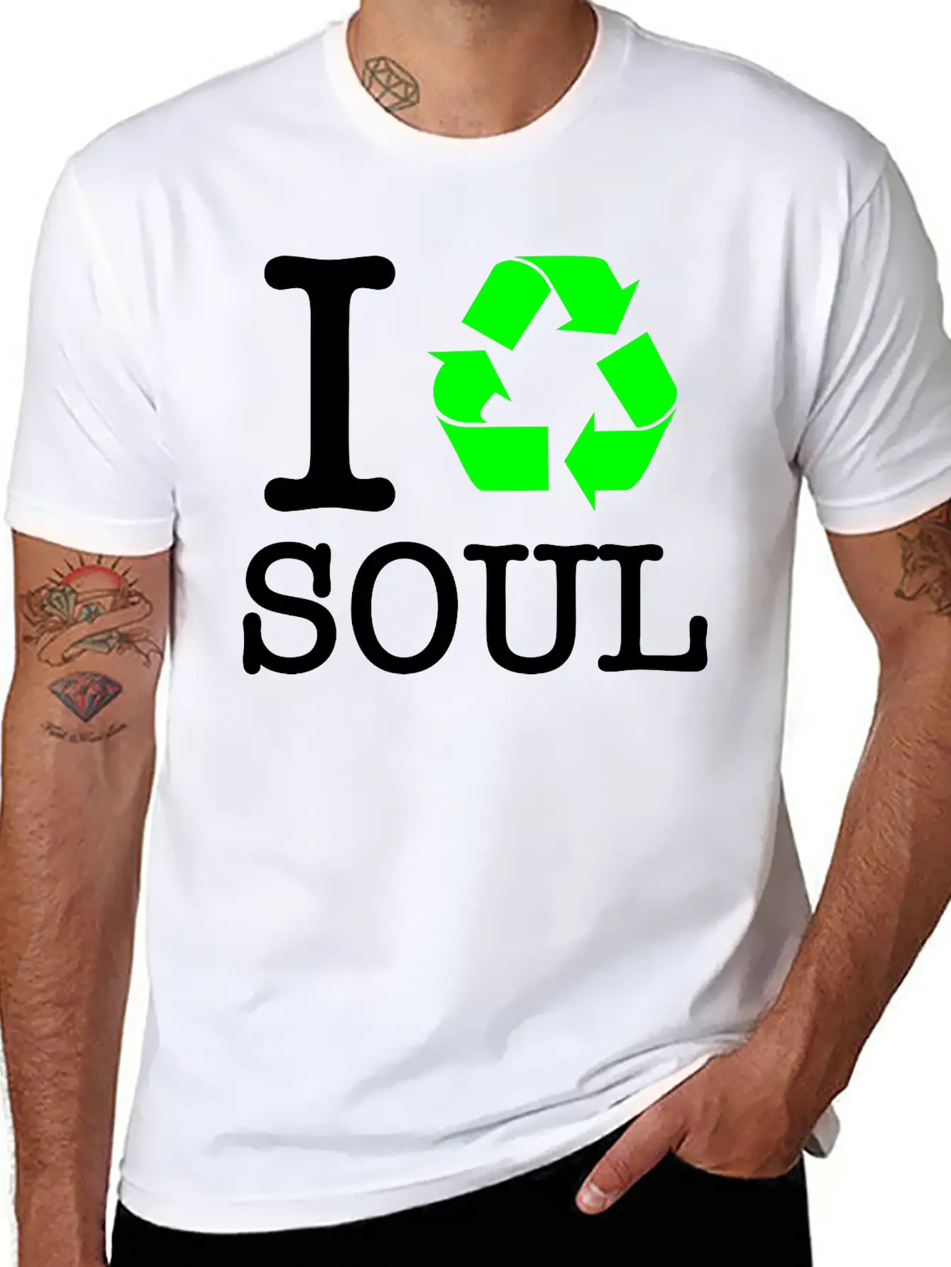 I Recycle Soul Classic Cotton Tee – Unisex Comfort For Any Season