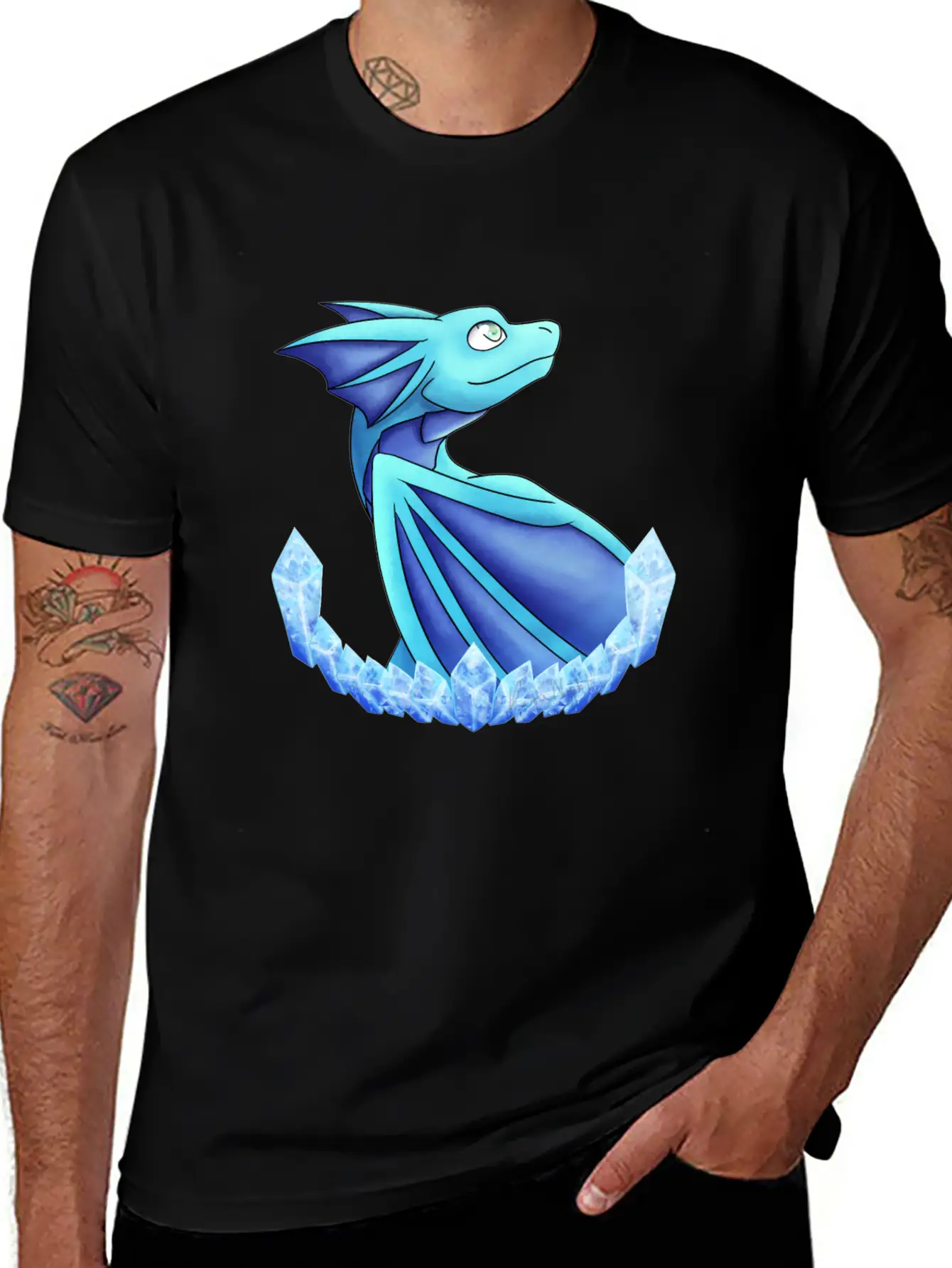 Ice Dragon Classic Cotton Tee – Unisex Comfort For Any Season