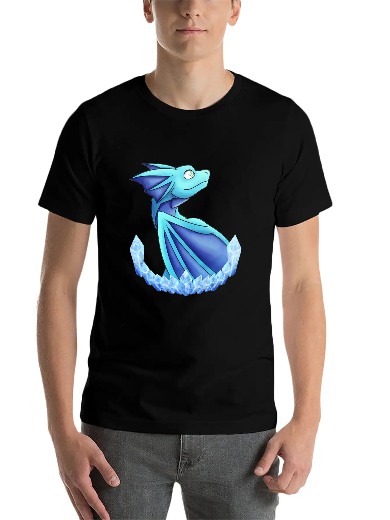 Ice Dragon Classic Cotton Tee – Unisex Comfort For Any Season