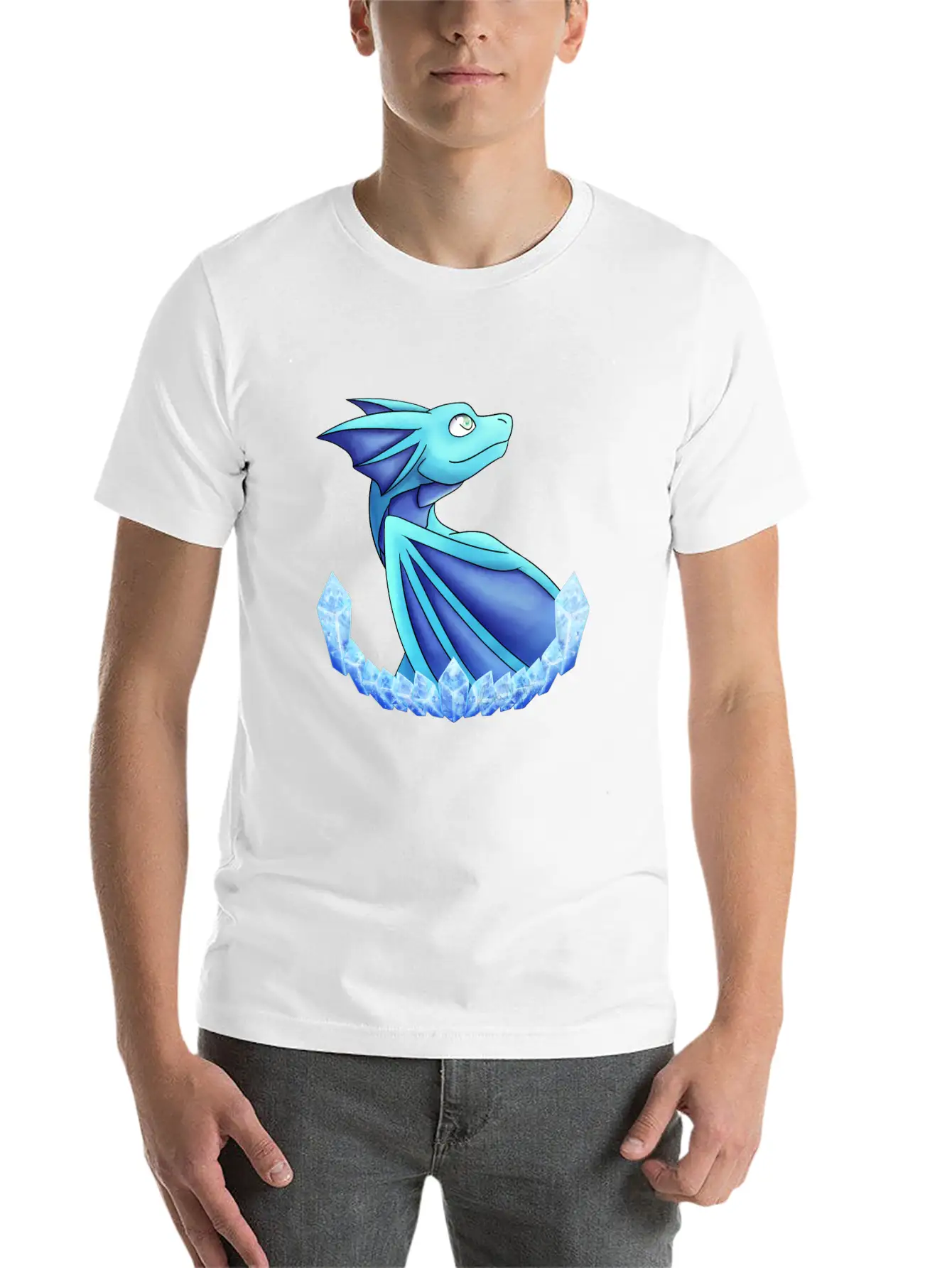 Ice Dragon Classic Cotton Tee – Unisex Comfort For Any Season