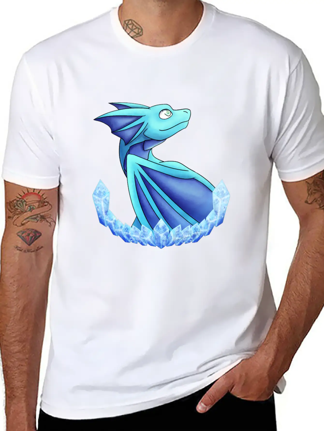 Ice Dragon Classic Cotton Tee – Unisex Comfort For Any Season