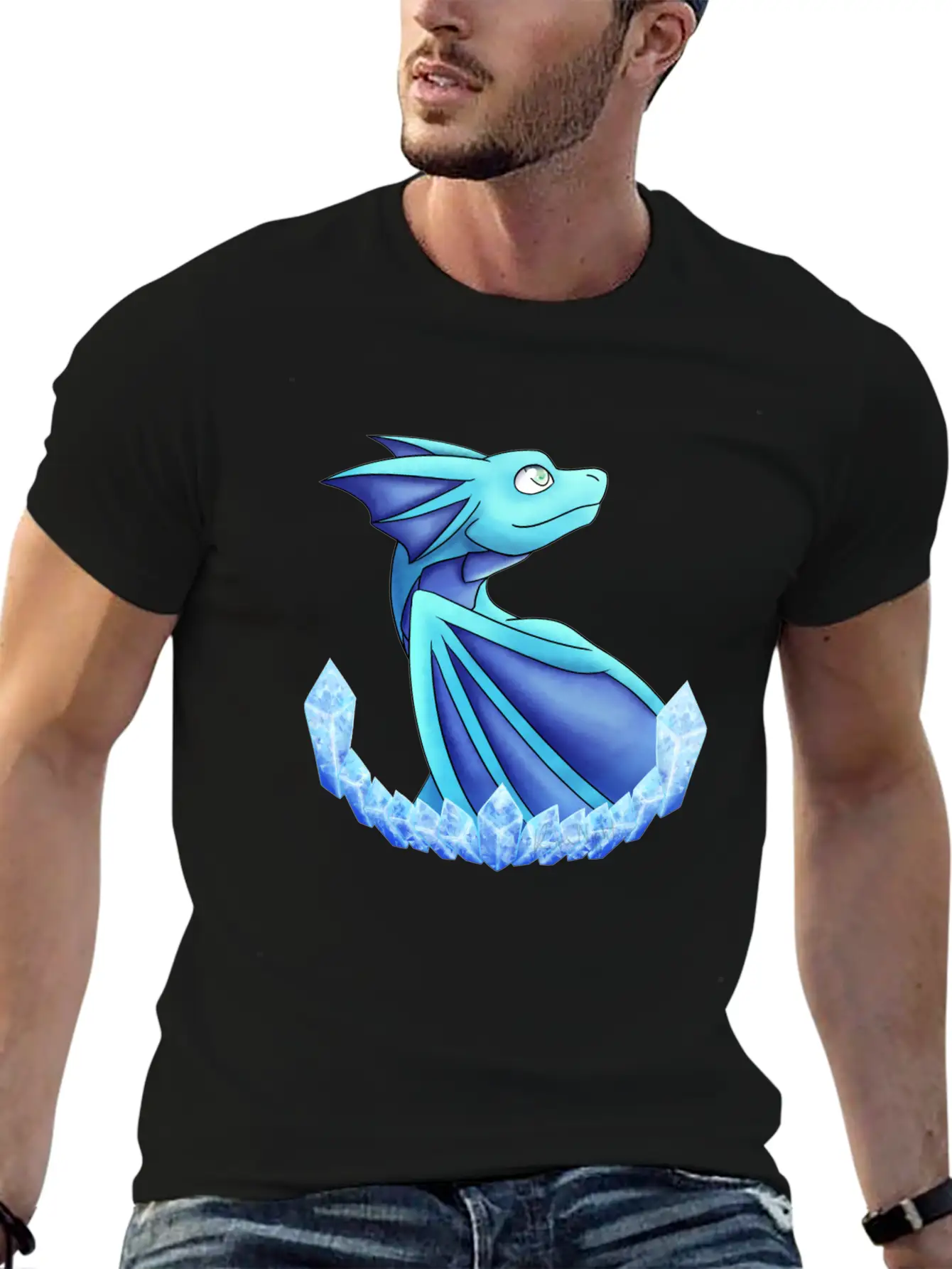 Ice Dragon Classic Cotton Tee – Unisex Comfort For Any Season