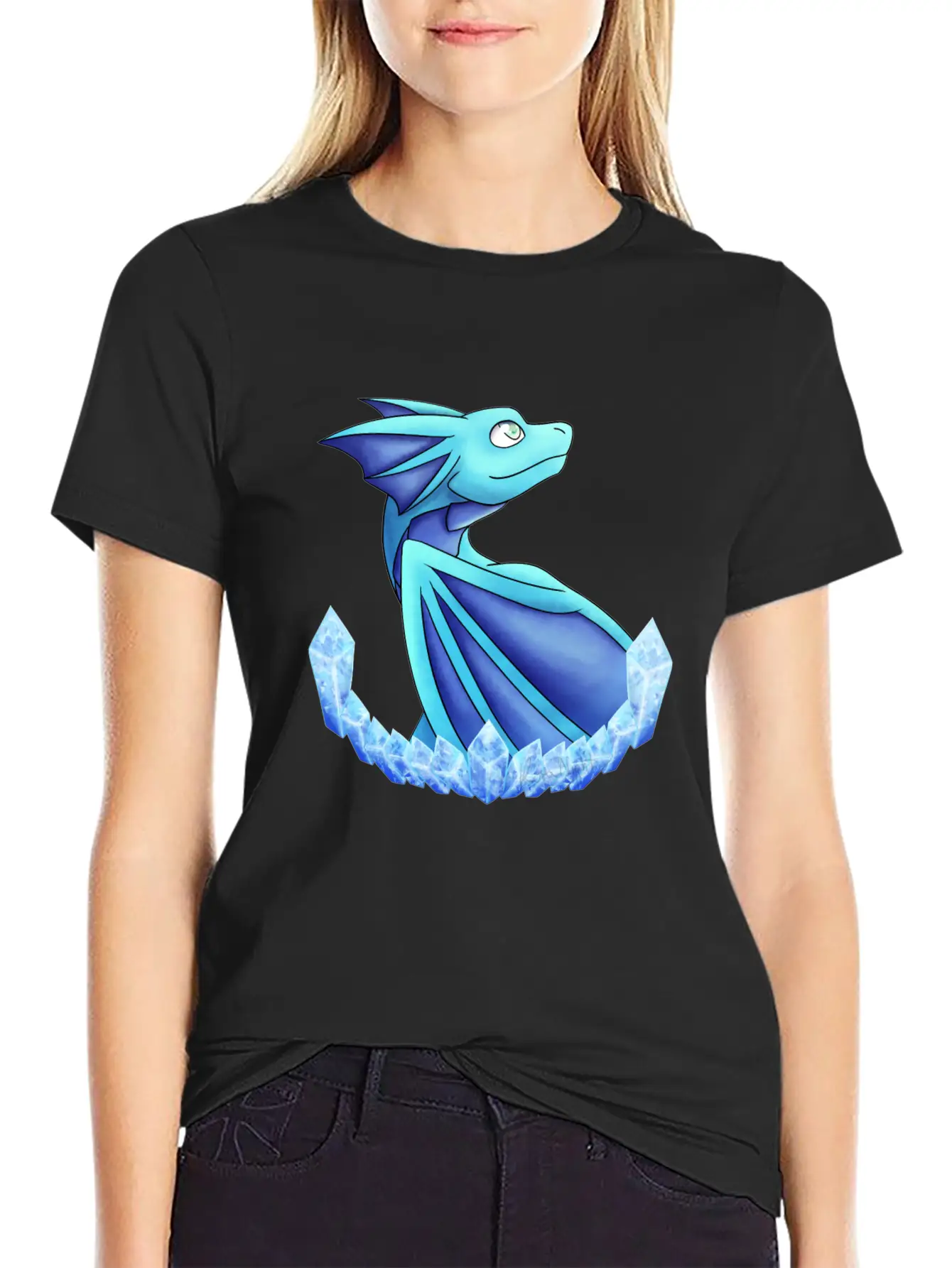 Ice Dragon Classic Cotton Tee – Unisex Comfort For Any Season