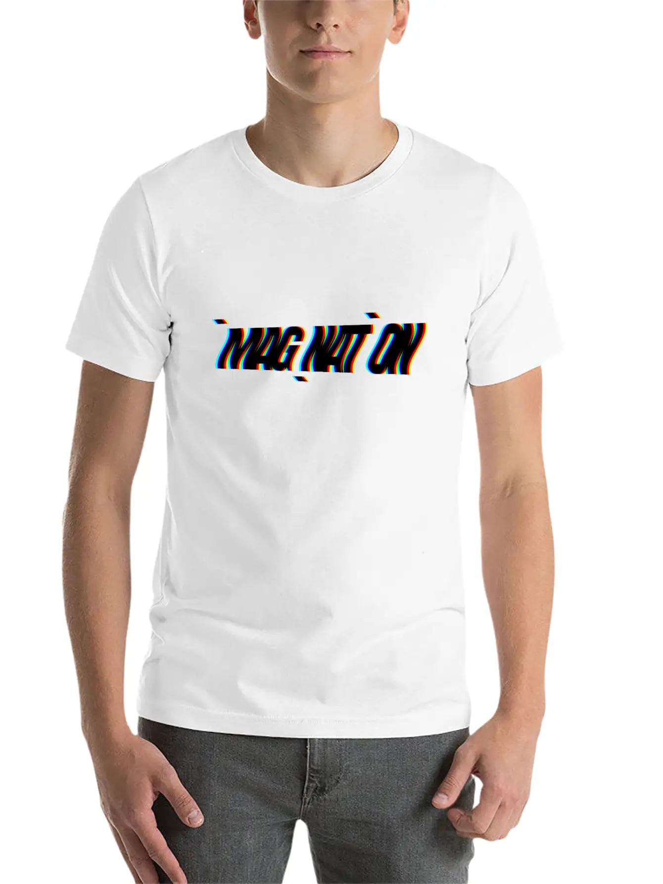 Imagination Text Effect Classic Cotton Tee – Unisex Comfort For Any Season