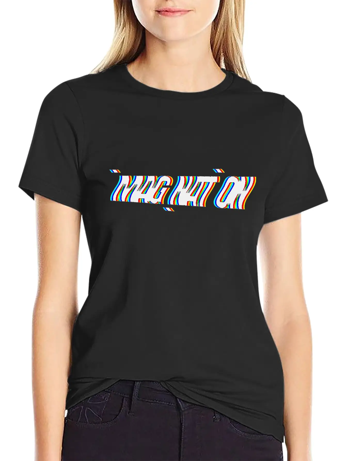 Imagination Text Effect Classic Cotton Tee – Unisex Comfort For Any Season