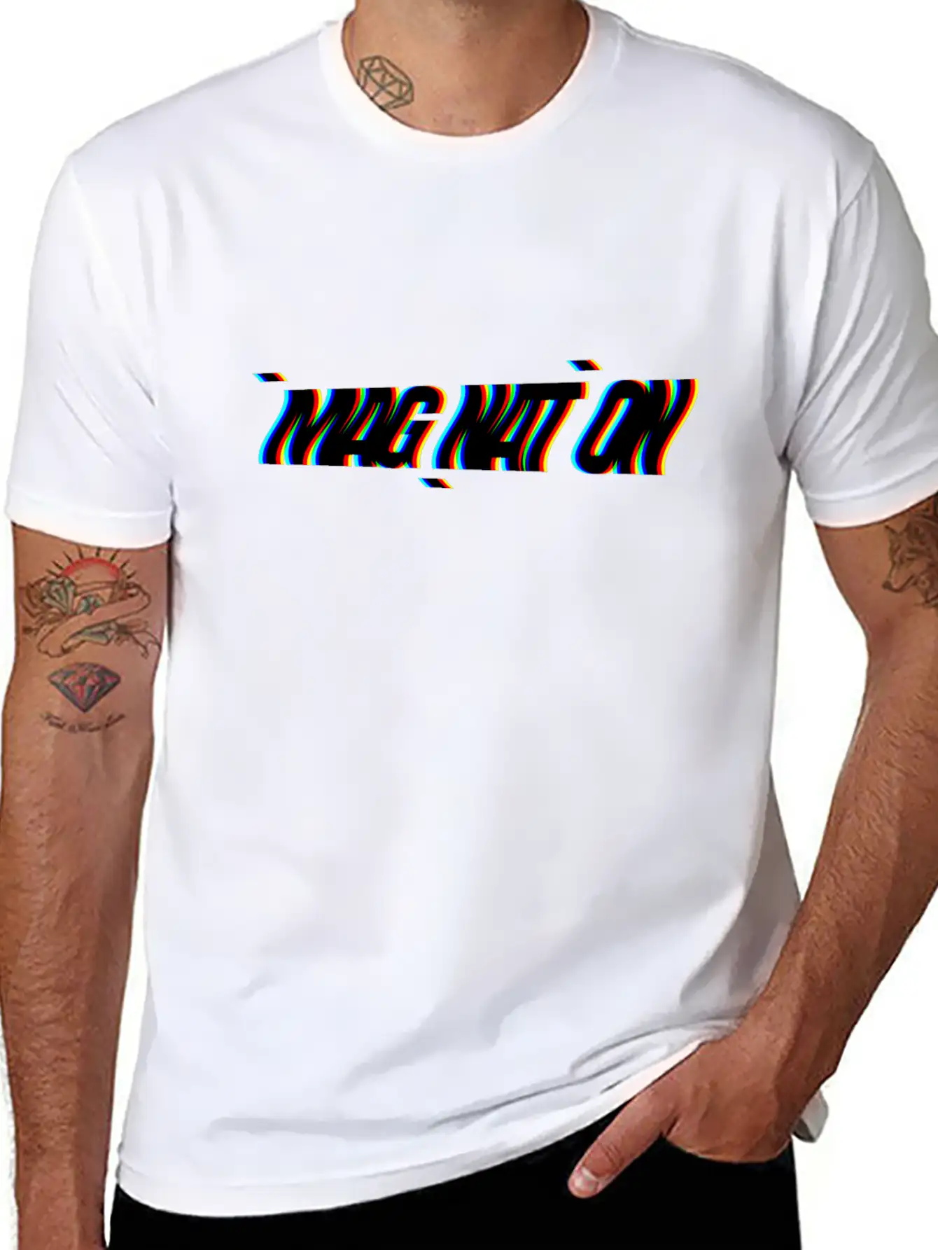 Imagination Text Effect Classic Cotton Tee – Unisex Comfort For Any Season