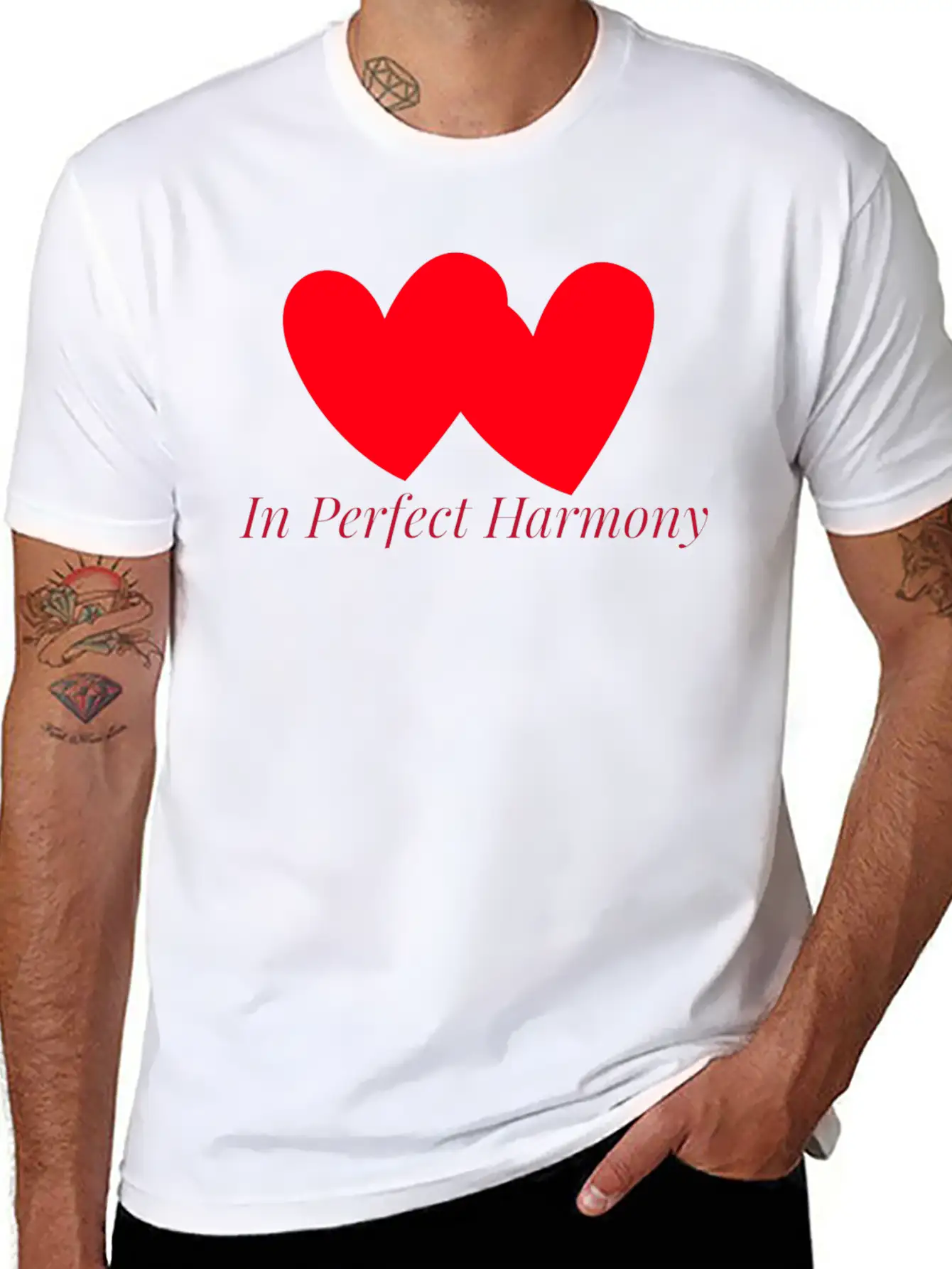 In Perfect Harmony Classic Cotton Tee – Unisex Comfort For Any Season