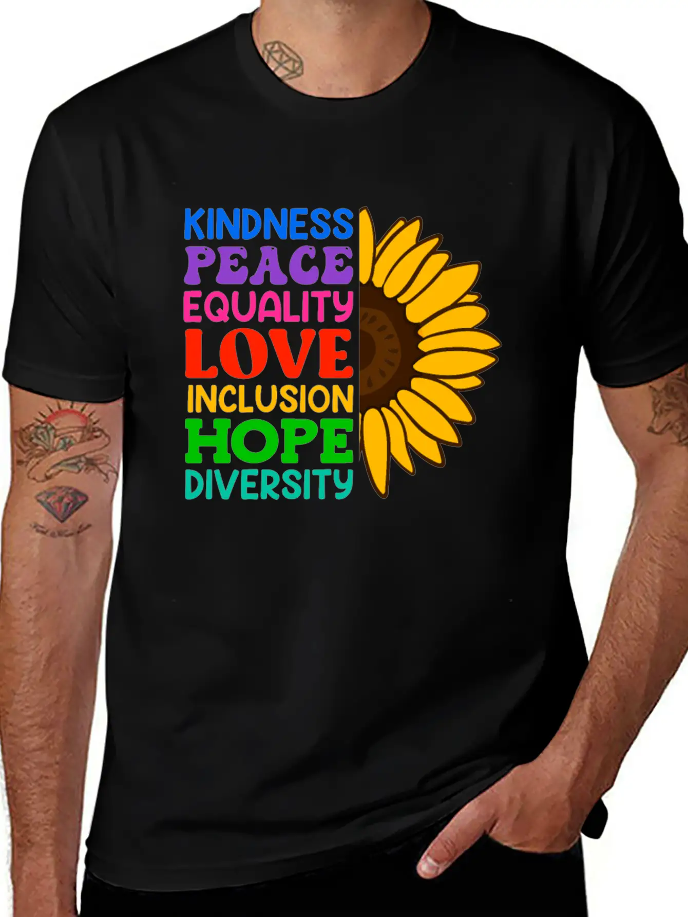 Inclusion Acceptance Kindness Solidarity Classic Cotton Tee – Unisex Comfort For Any Season