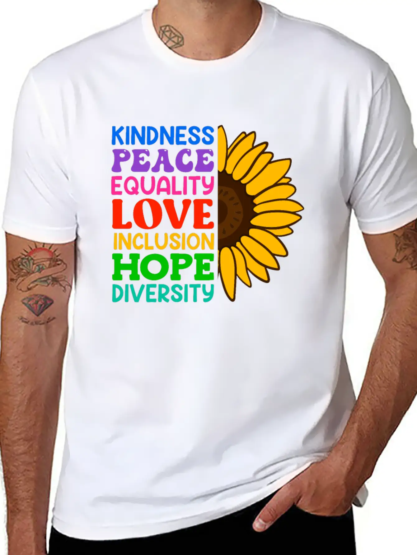 Inclusion Acceptance Kindness Solidarity Classic Cotton Tee – Unisex Comfort For Any Season