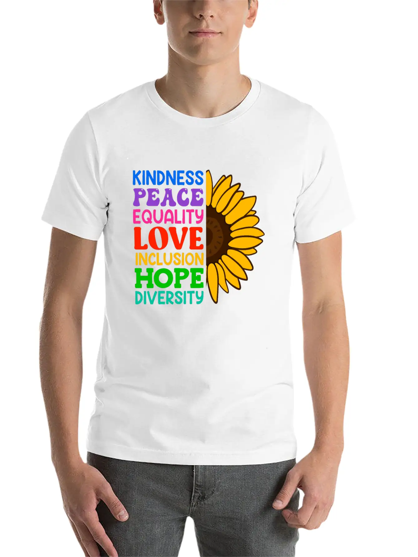 Inclusion Acceptance Kindness Solidarity Classic Cotton Tee – Unisex Comfort For Any Season