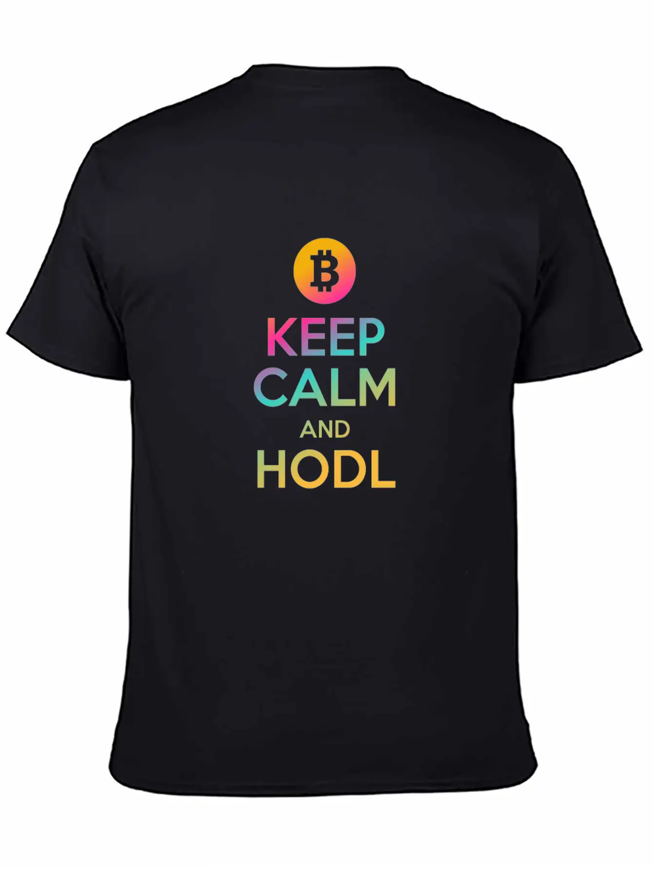 Keep Calm And HODL - Bitcoin, Cryptos, Hodlers Classic Cotton Tee – Unisex Comfort For Any Season