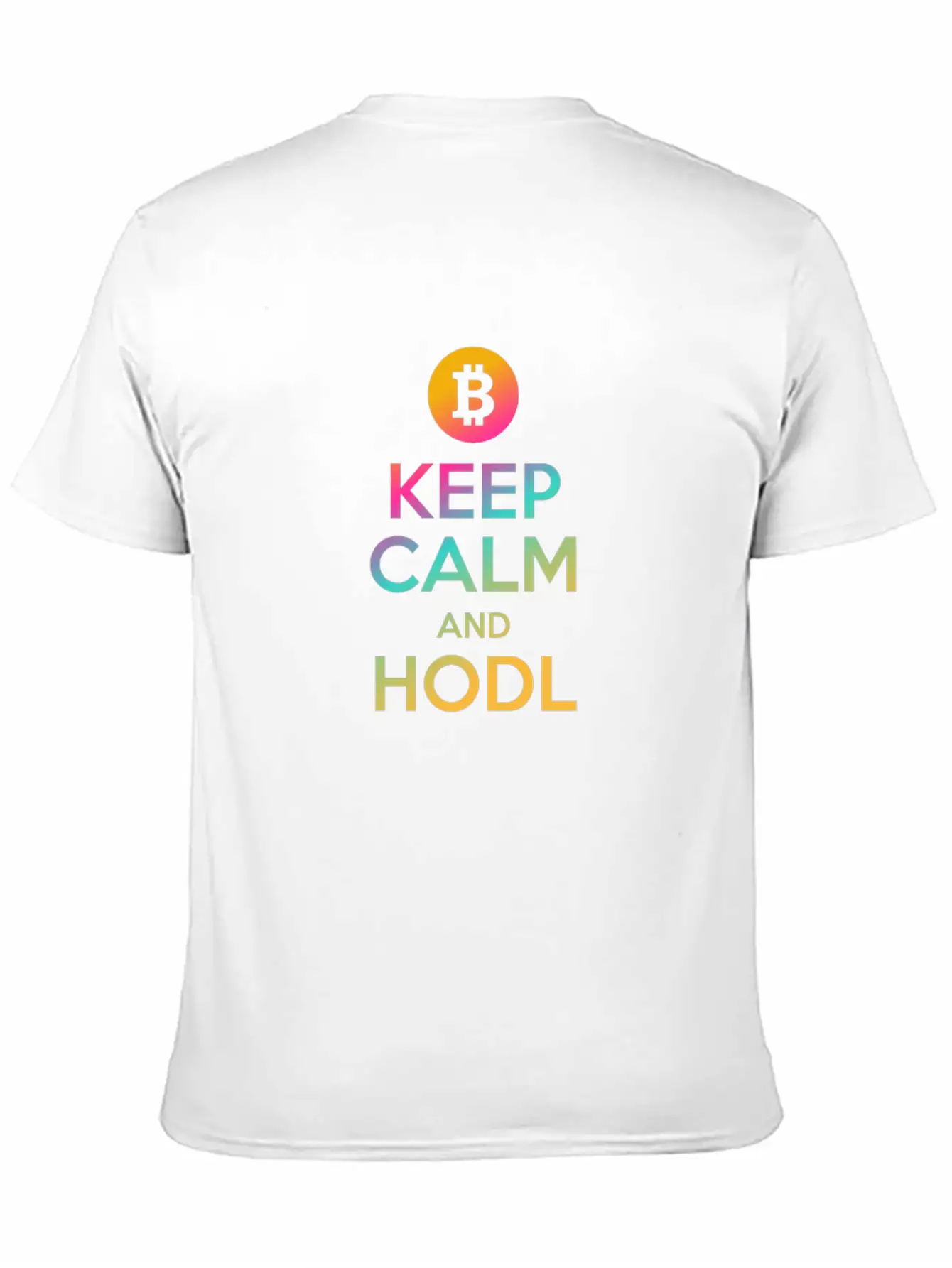 Keep Calm And HODL - Bitcoin, Cryptos, Hodlers Classic Cotton Tee – Unisex Comfort For Any Season