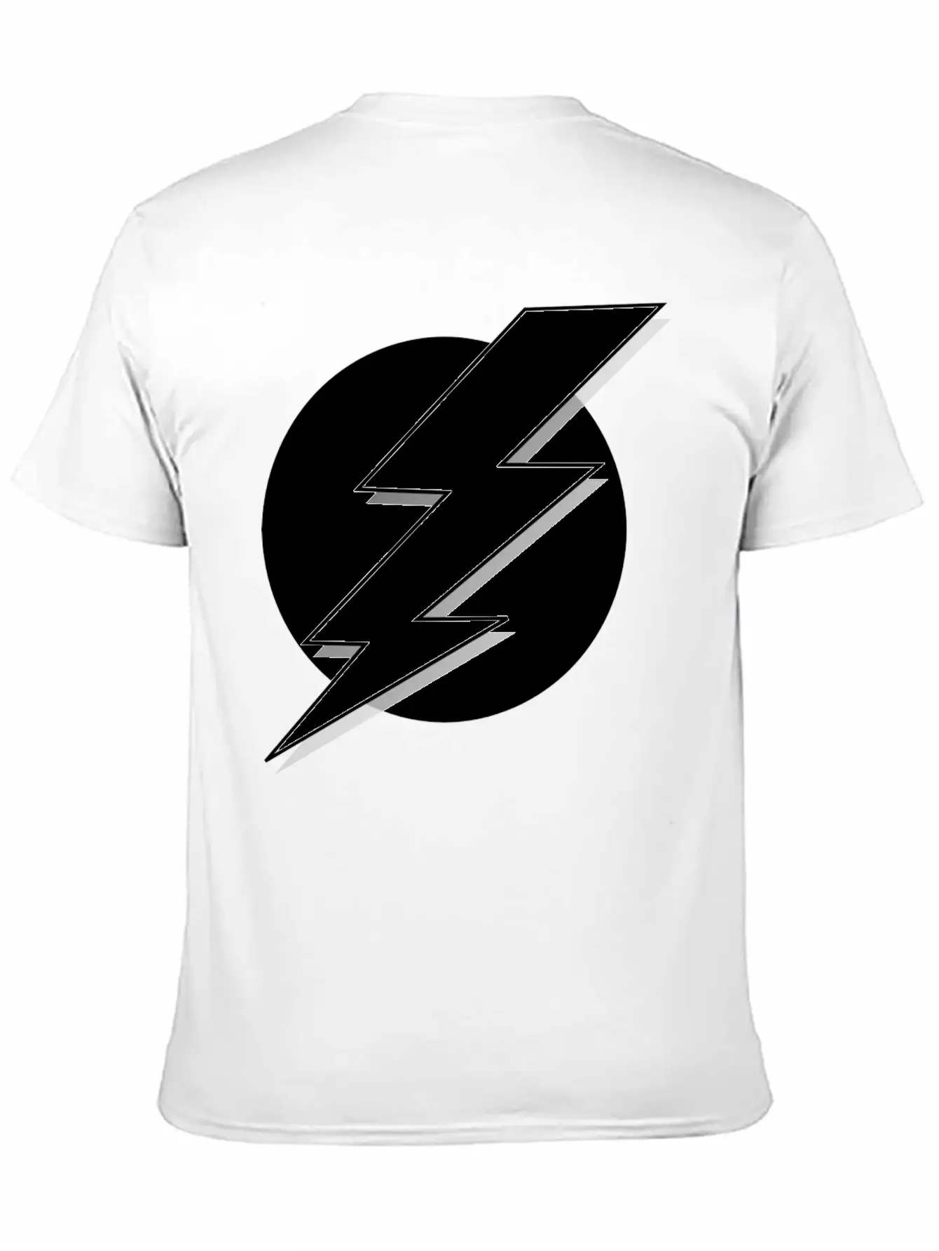 Lightning Bolt T-Shirt Casual Graphic T-Shirt – Simple And Comfortable Daily Wear