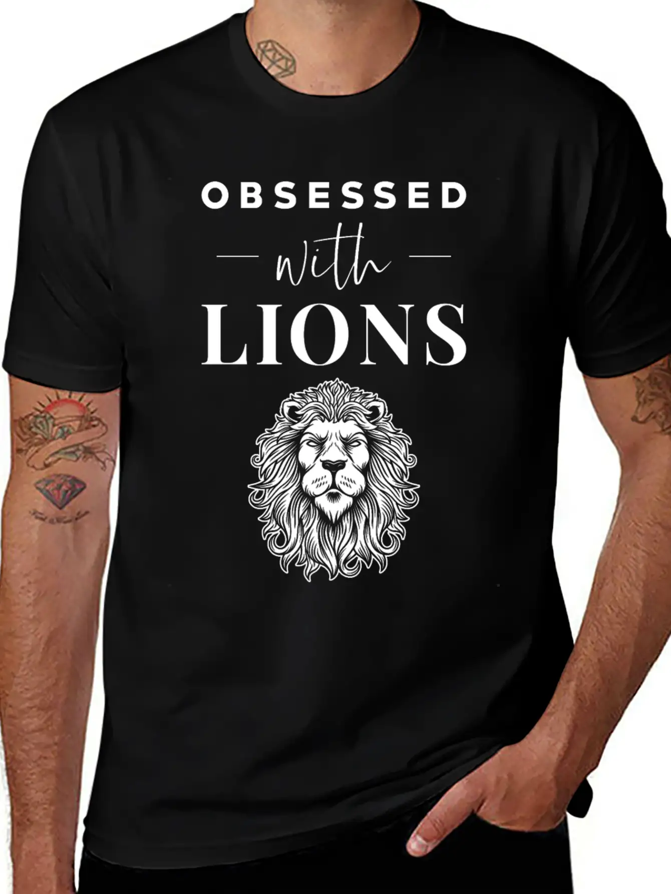 Lion Casual Graphic T-Shirt – Simple And Comfortable Daily Wear