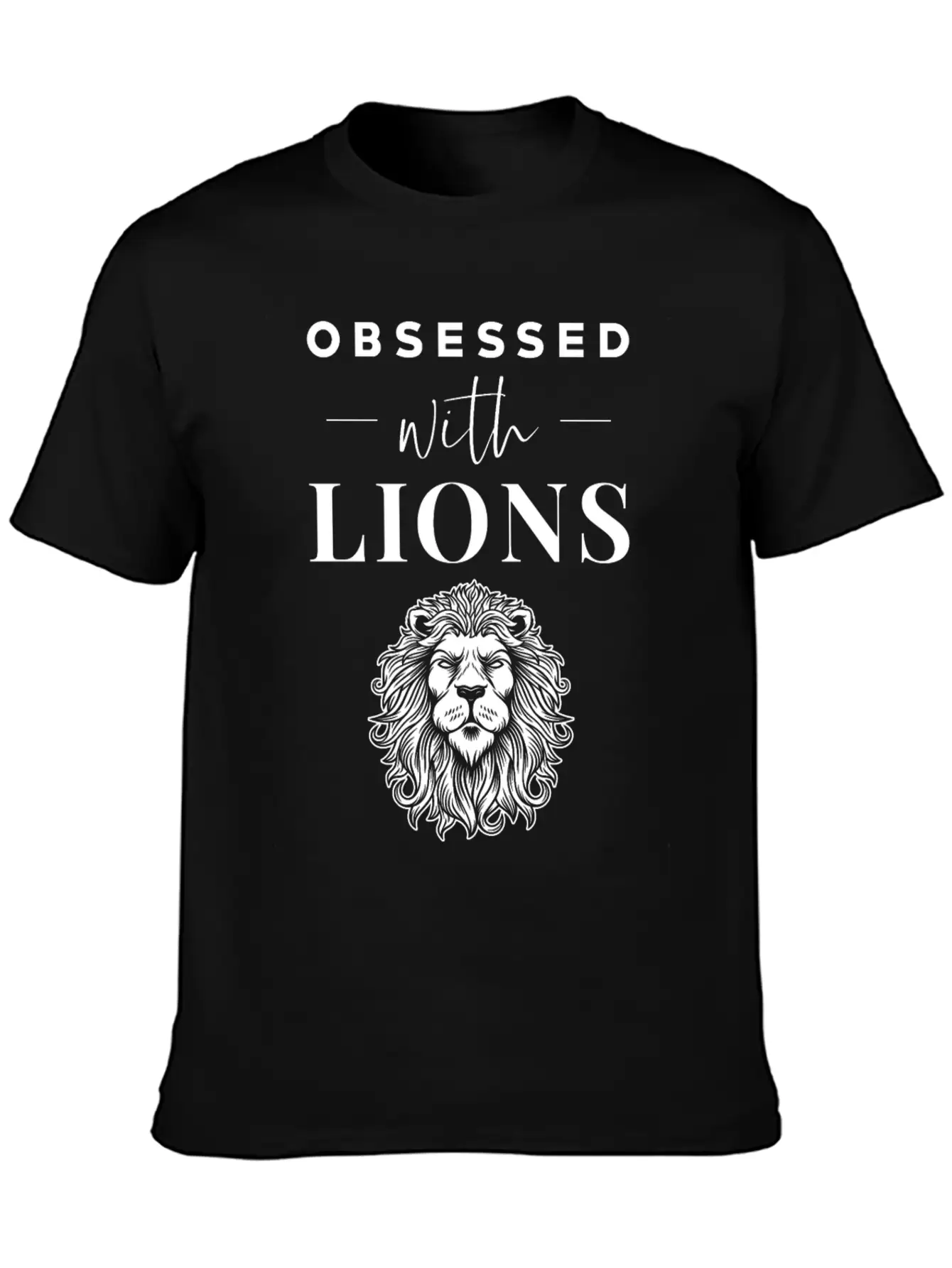 Lion Casual Graphic T-Shirt – Simple And Comfortable Daily Wear