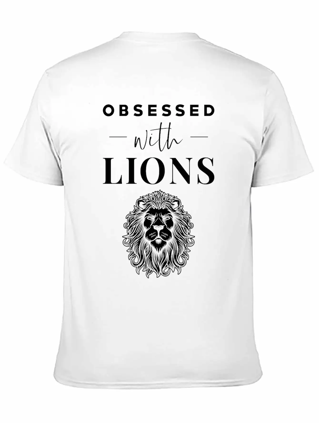 Lion Casual Graphic T-Shirt – Simple And Comfortable Daily Wear