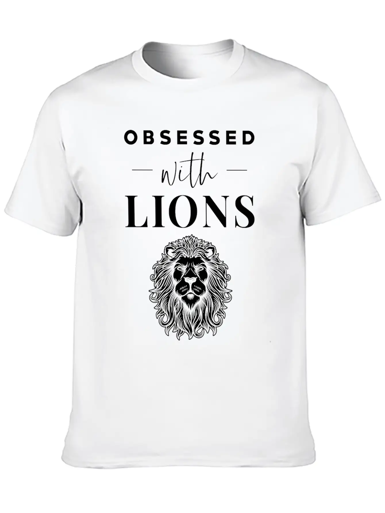 Lion Casual Graphic T-Shirt – Simple And Comfortable Daily Wear