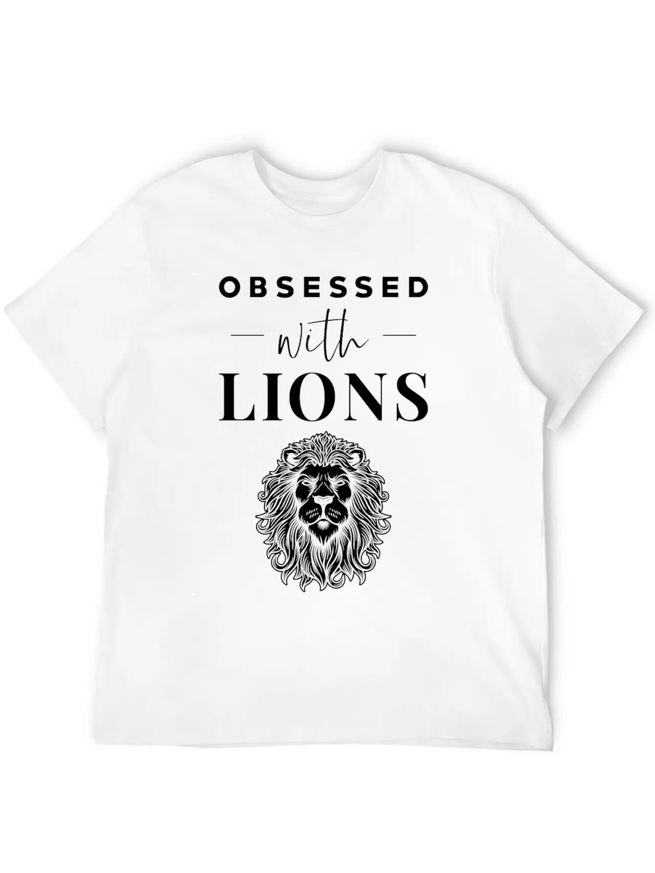 Lion Casual Graphic T-Shirt – Simple And Comfortable Daily Wear