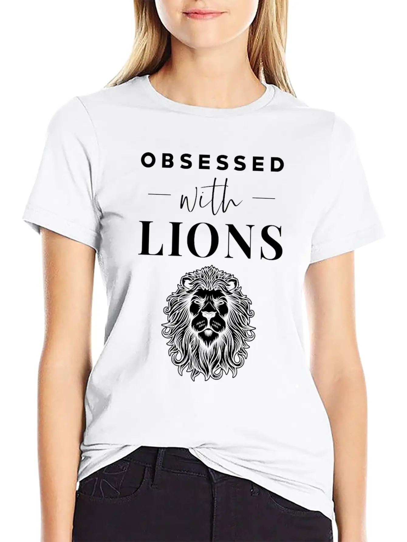 Lion Casual Graphic T-Shirt – Simple And Comfortable Daily Wear