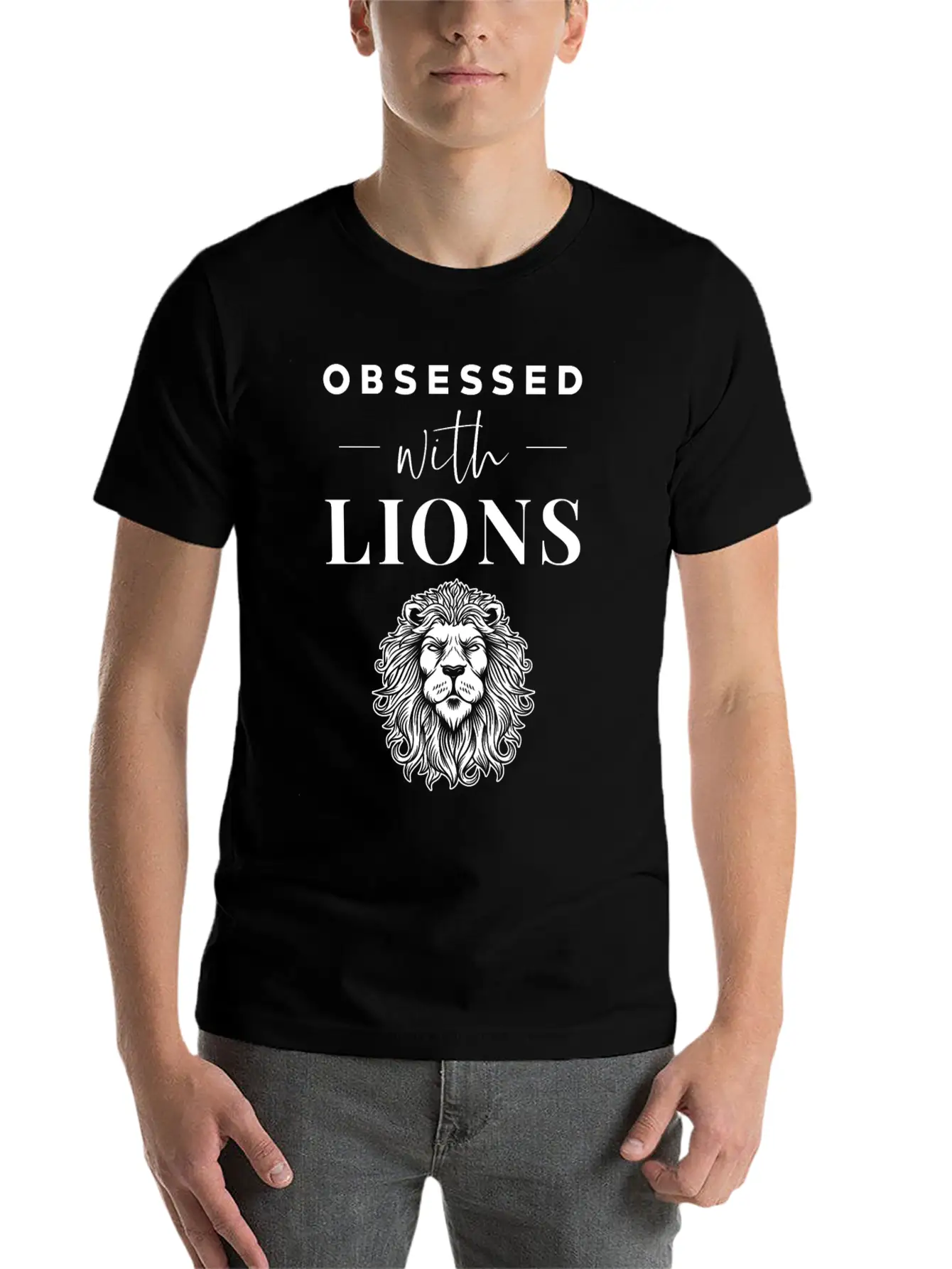 Lion Casual Graphic T-Shirt – Simple And Comfortable Daily Wear