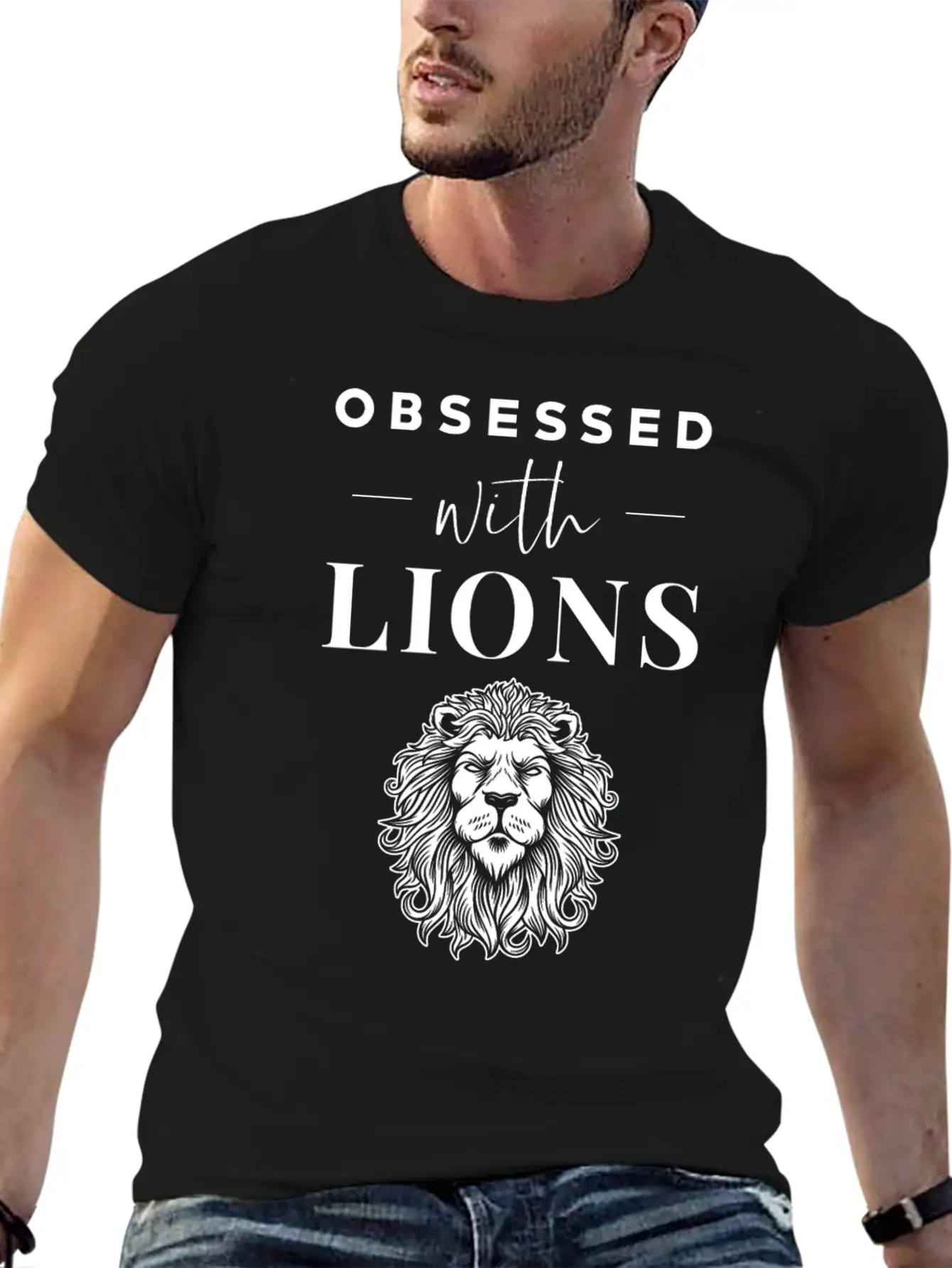 Lion Casual Graphic T-Shirt – Simple And Comfortable Daily Wear