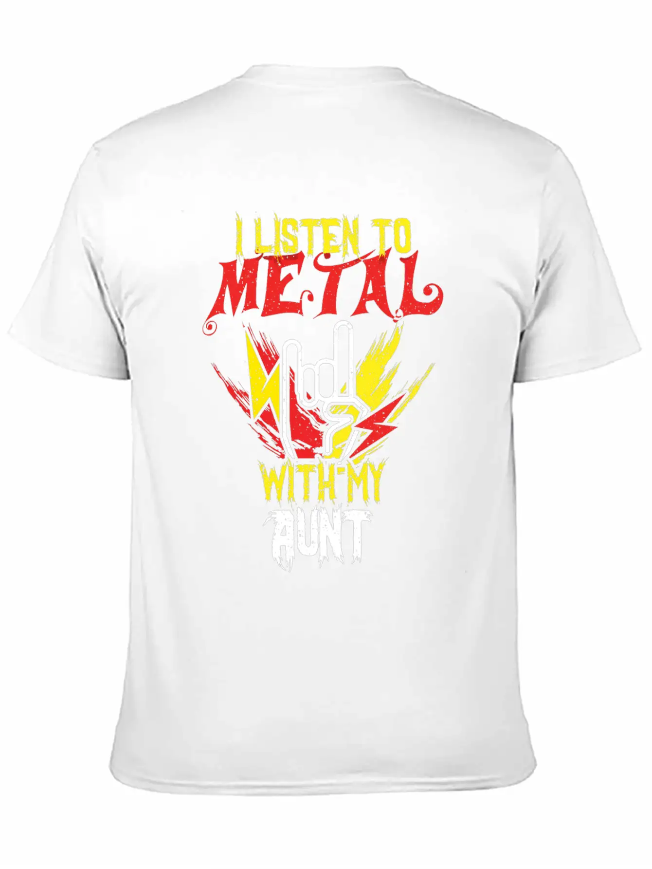 Metal With Aunt Metal Kid Music Lover Rocker Classic Cotton Tee – Unisex Comfort For Any Season