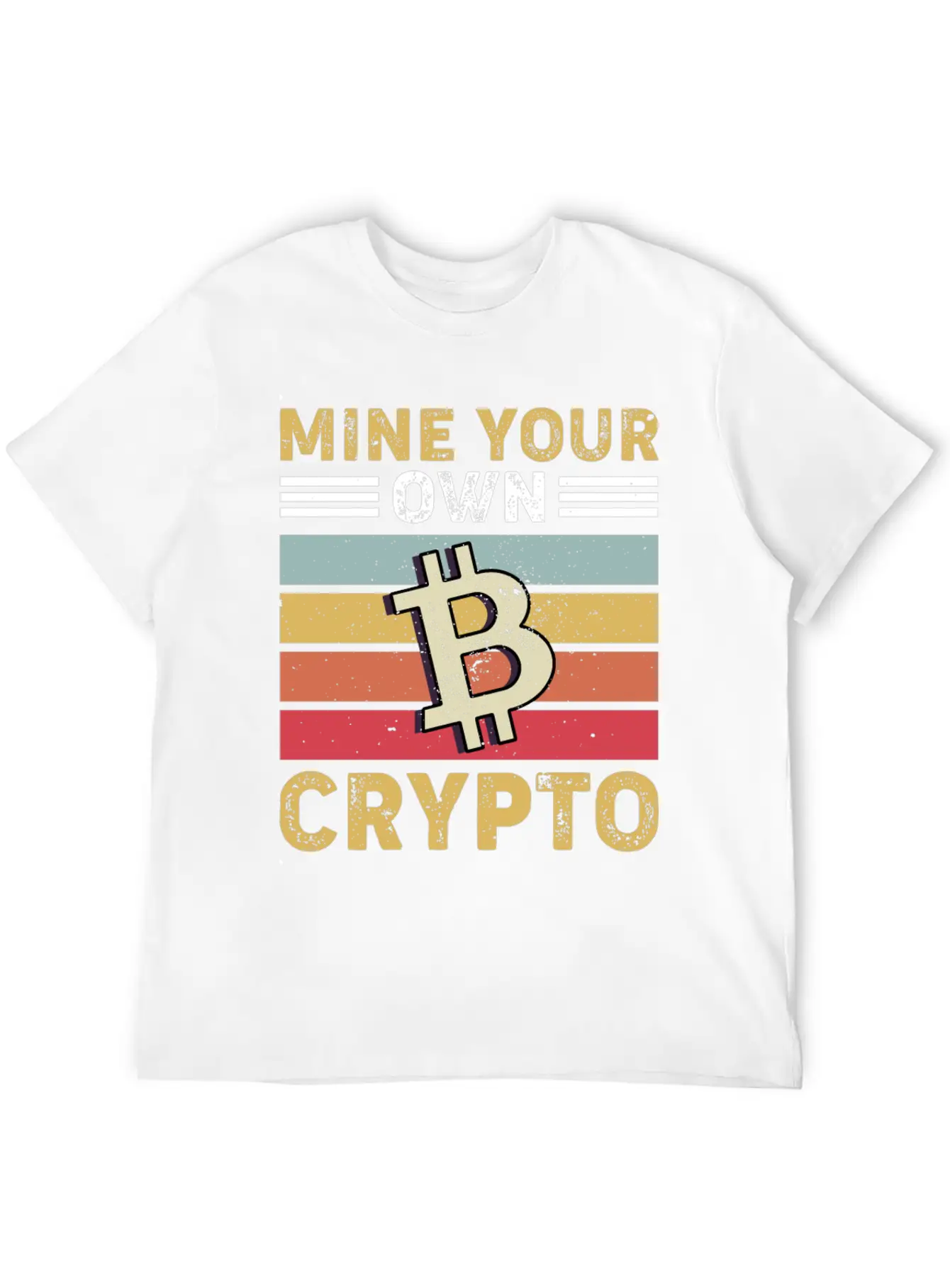 Mind Your Own Crypto, Bitcoin Casual Graphic T-Shirt – Simple And Comfortable Daily Wear