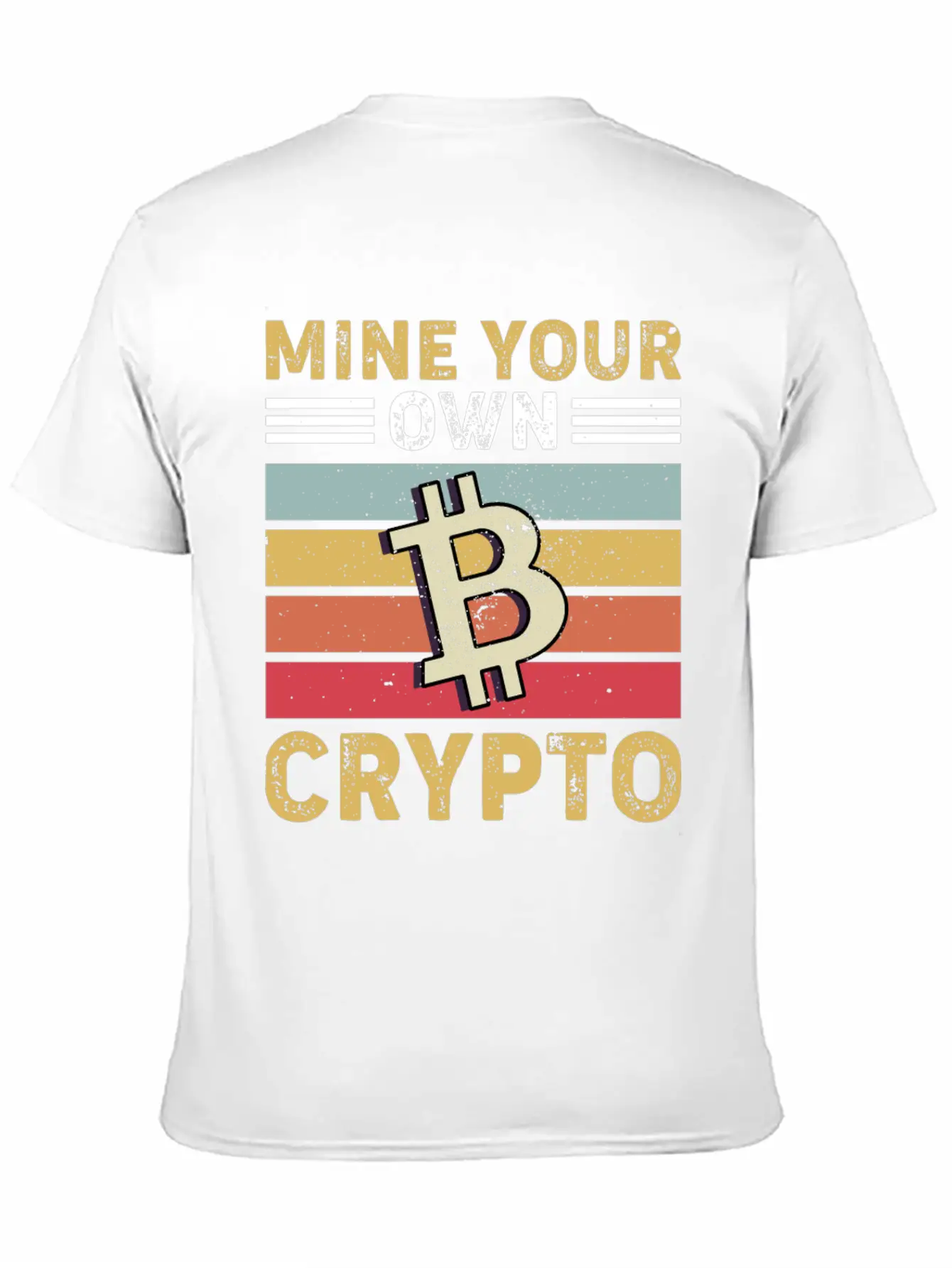 Mind Your Own Crypto, Bitcoin Casual Graphic T-Shirt – Simple And Comfortable Daily Wear
