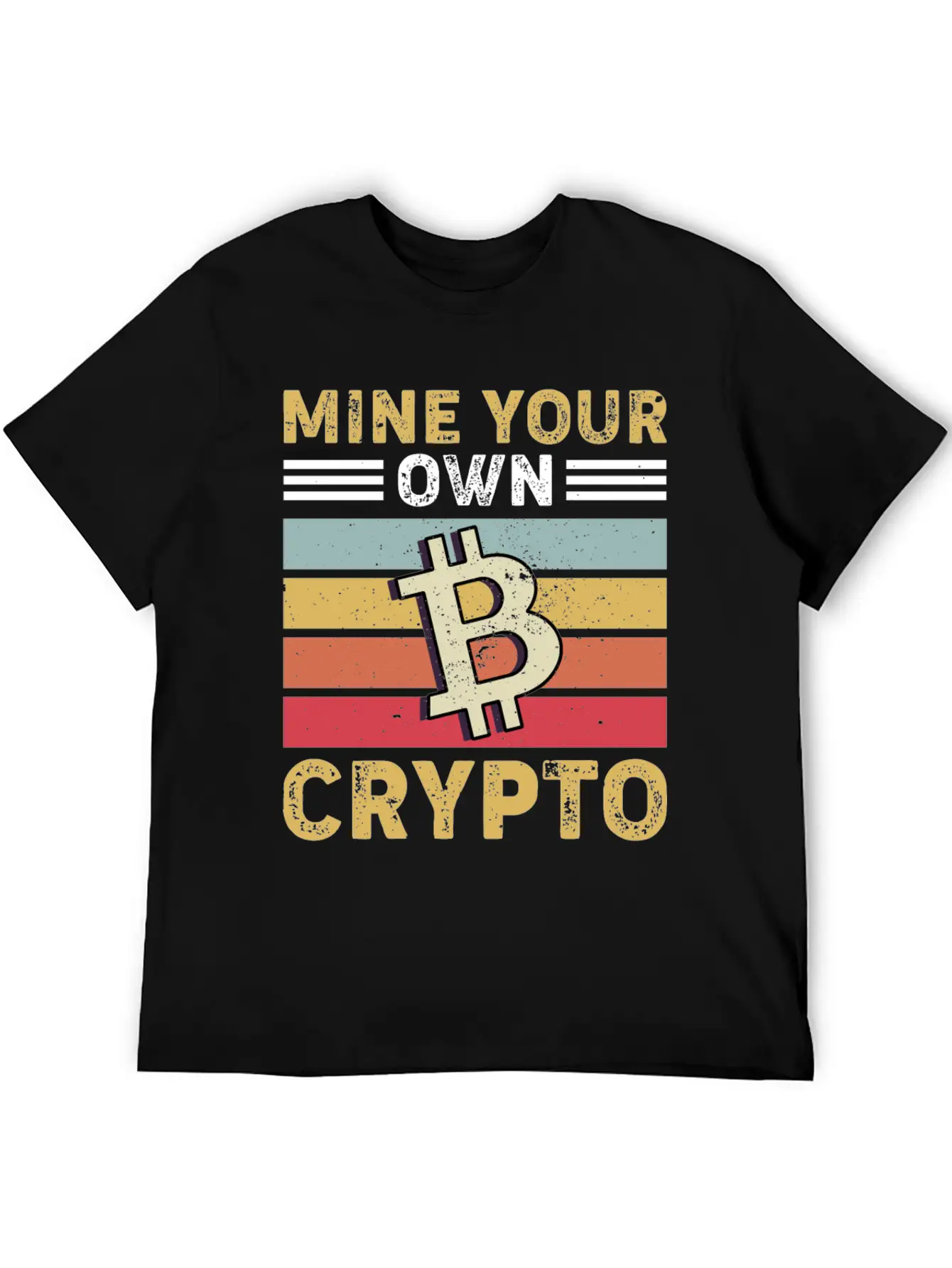 Mind Your Own Crypto, Bitcoin Casual Graphic T-Shirt – Simple And Comfortable Daily Wear