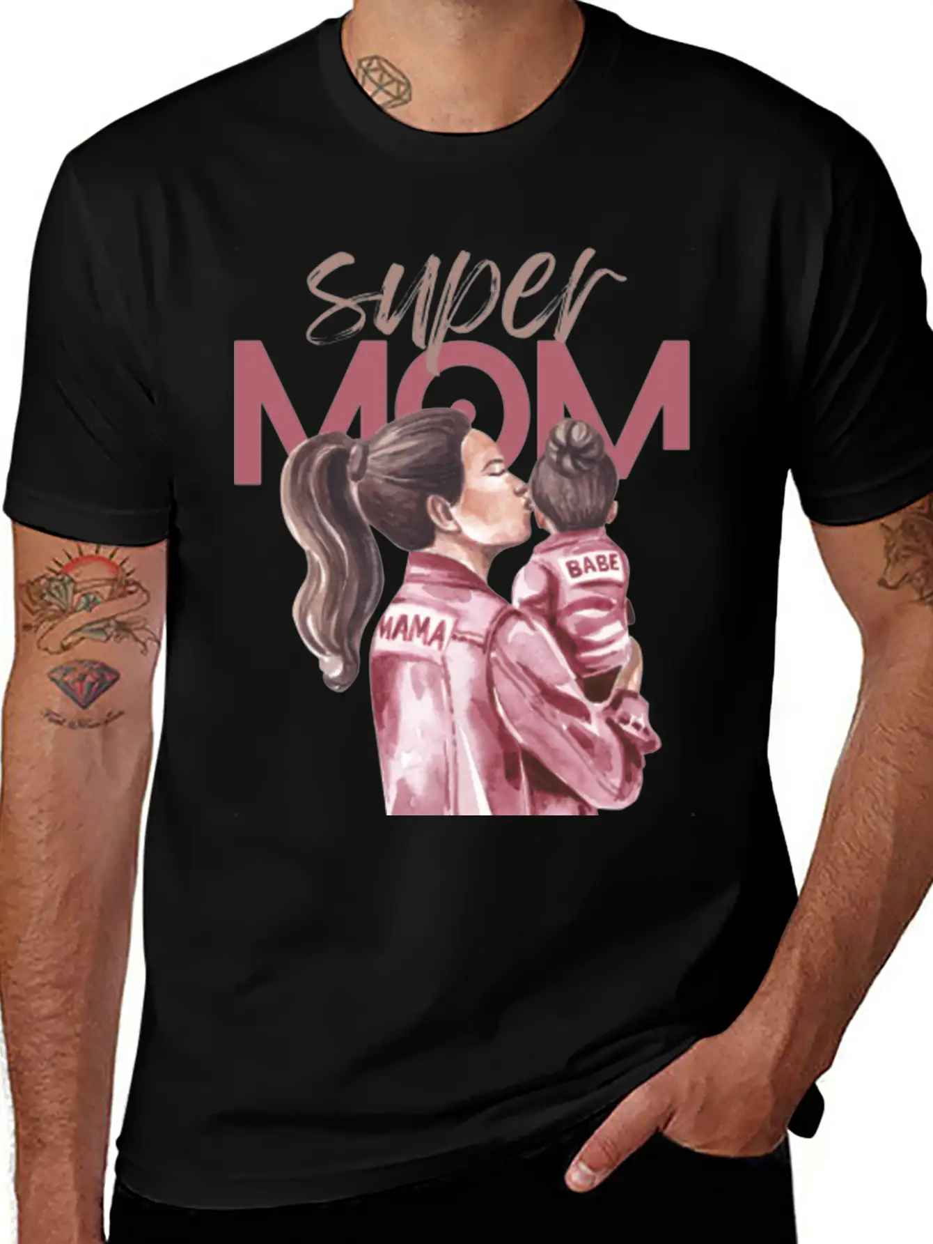 Mothers Day | Happy Mothers Day Casual Graphic T-Shirt – Simple And Comfortable Daily Wear