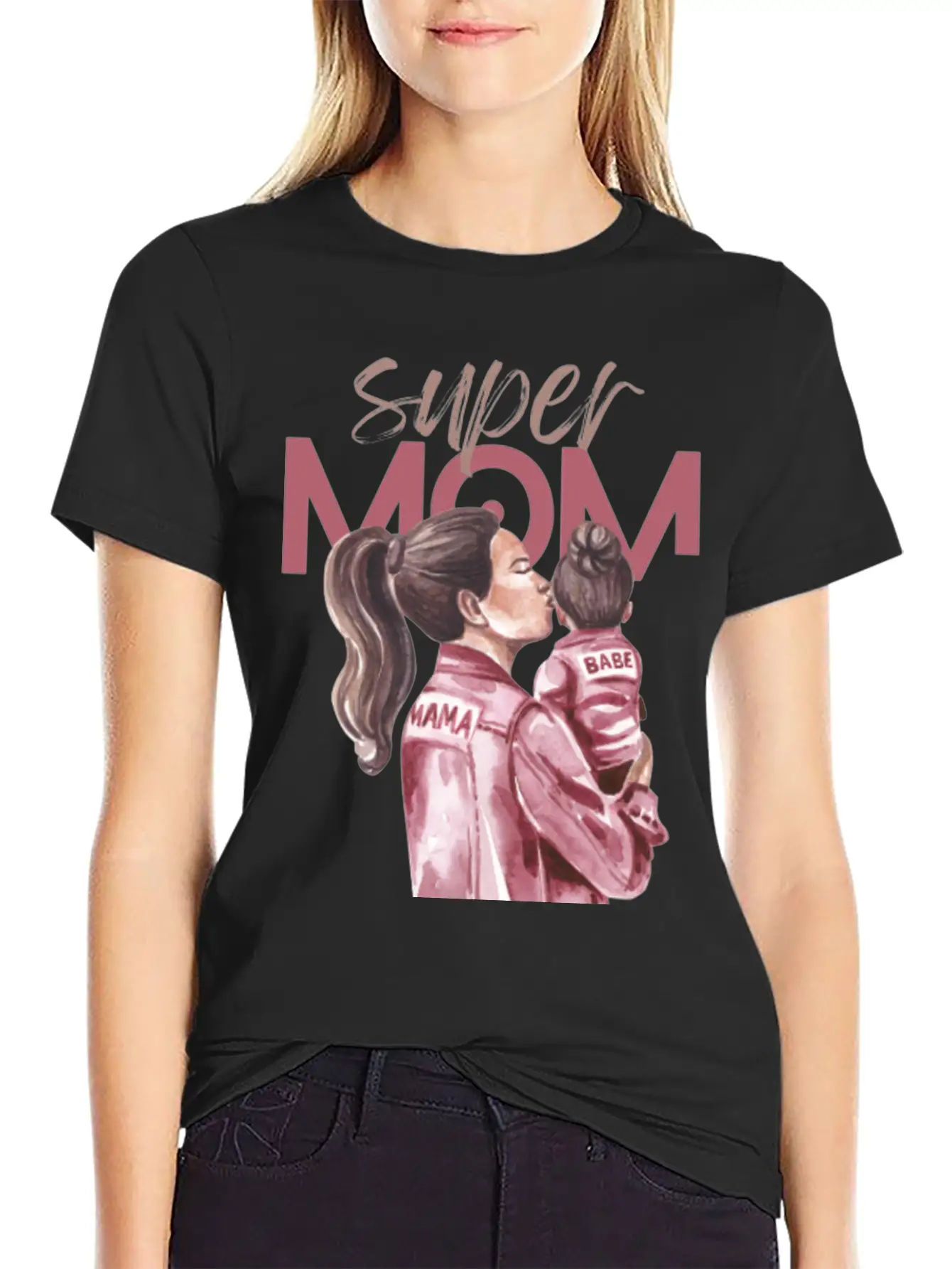 Mothers Day | Happy Mothers Day Casual Graphic T-Shirt – Simple And Comfortable Daily Wear