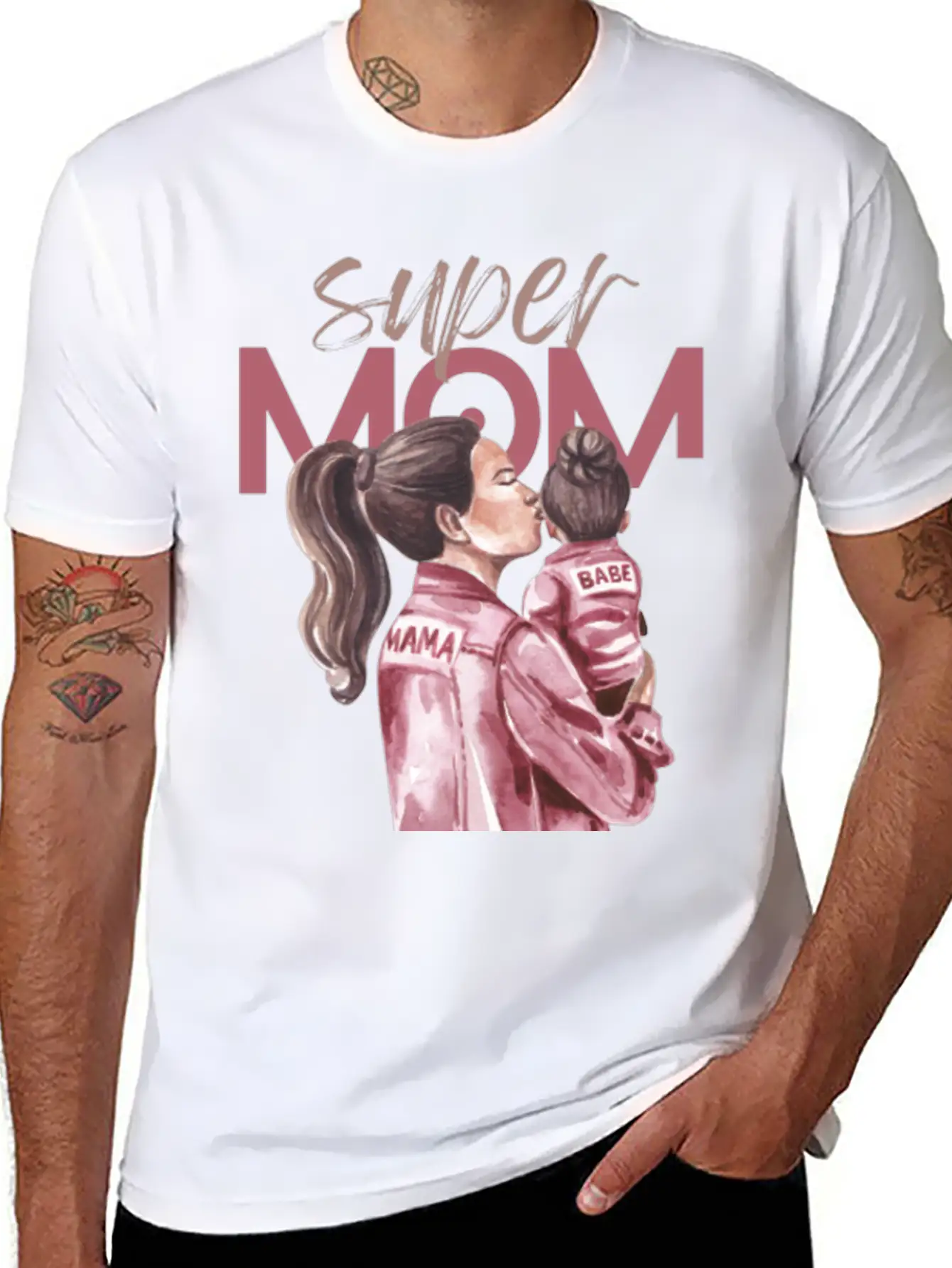 Mothers Day | Happy Mothers Day Casual Graphic T-Shirt – Simple And Comfortable Daily Wear