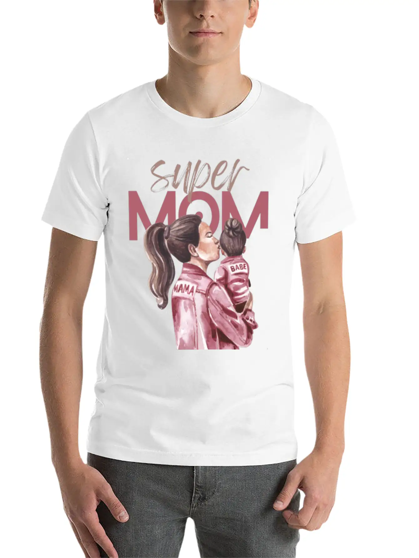 Mothers Day | Happy Mothers Day Casual Graphic T-Shirt – Simple And Comfortable Daily Wear