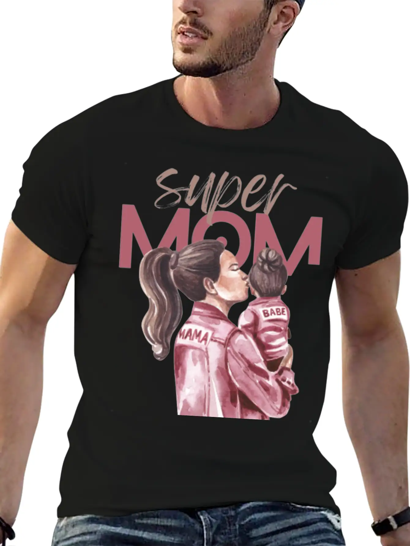Mothers Day | Happy Mothers Day Casual Graphic T-Shirt – Simple And Comfortable Daily Wear