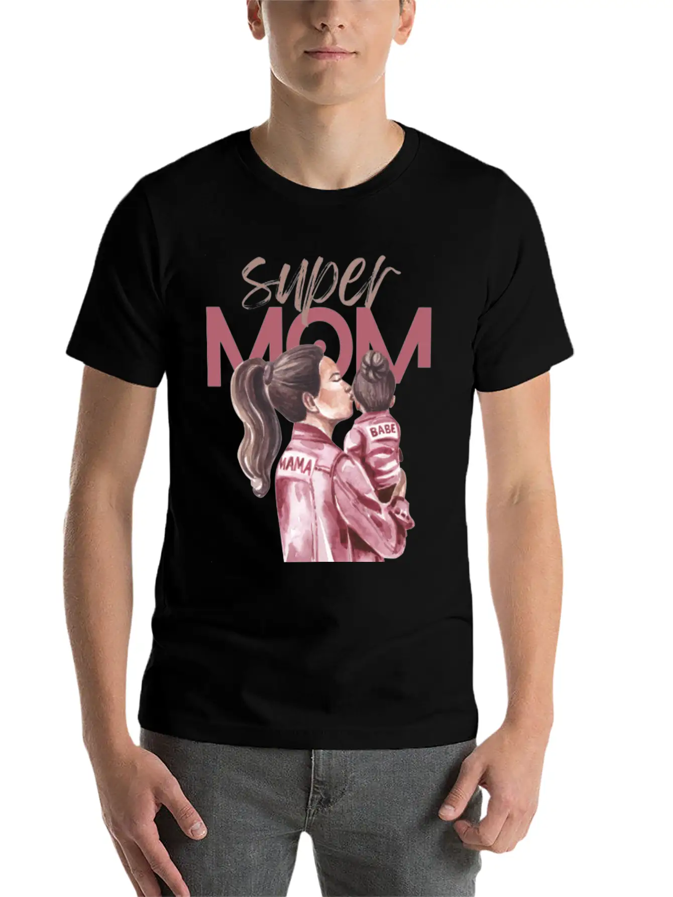 Mothers Day | Happy Mothers Day Casual Graphic T-Shirt – Simple And Comfortable Daily Wear
