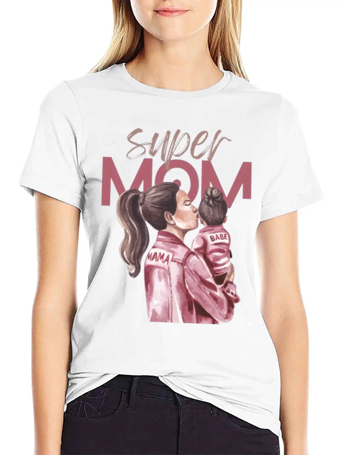 Mothers Day | Happy Mothers Day Casual Graphic T-Shirt – Simple And Comfortable Daily Wear