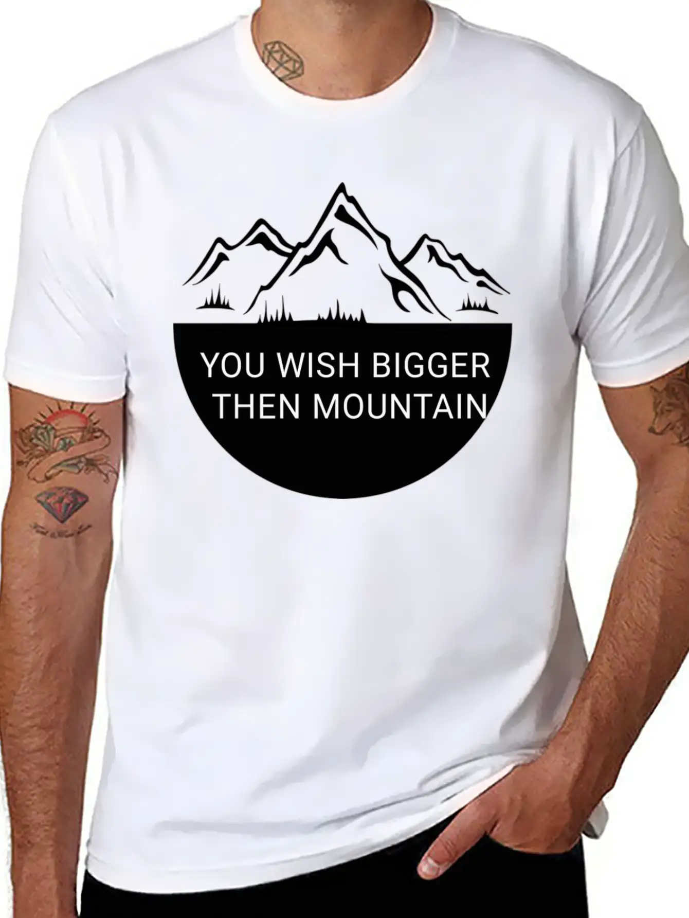 MOTIVATION MONUTAIN Classic Cotton Tee – Unisex Comfort For Any Season