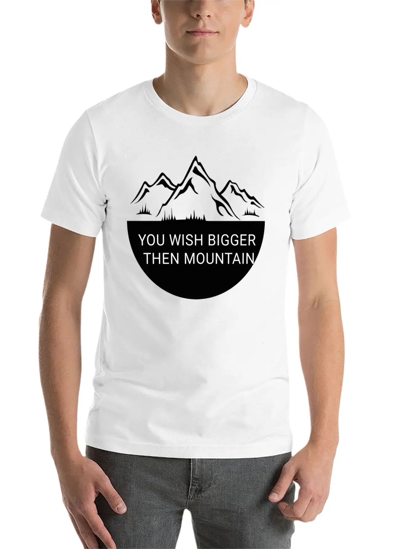 MOTIVATION MONUTAIN Classic Cotton Tee – Unisex Comfort For Any Season