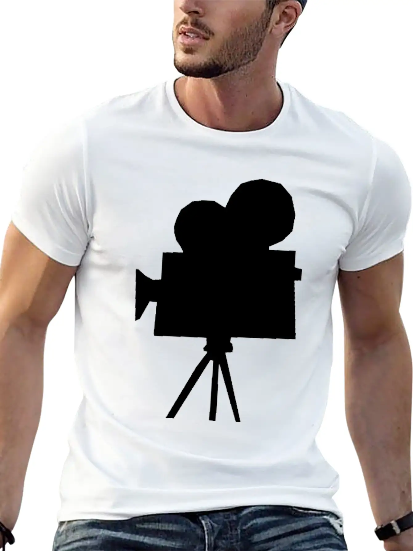 Movie Projector Essential Unisex Summer Tee – Soft Cotton Casual Fit