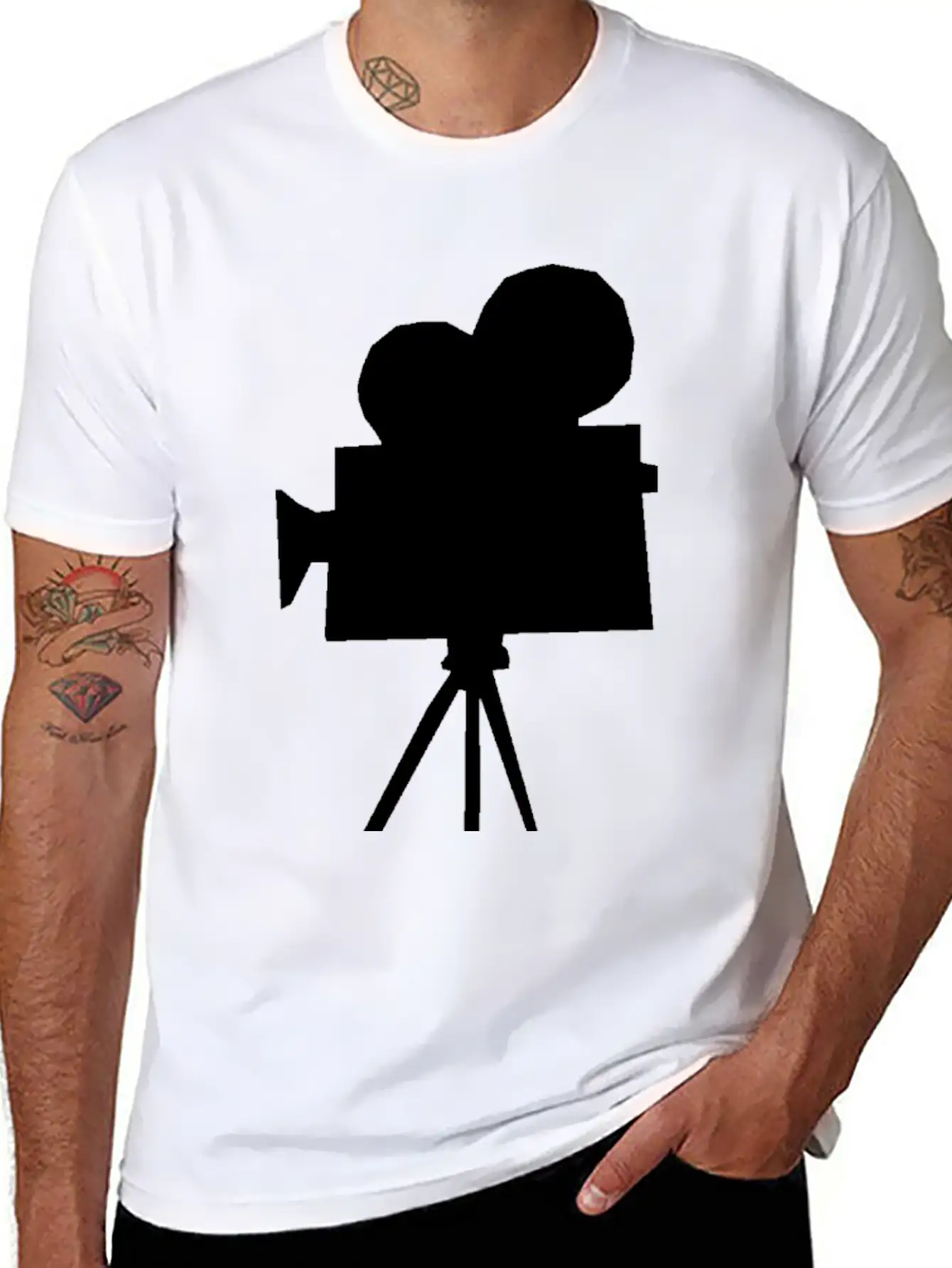 Movie Projector Essential Unisex Summer Tee – Soft Cotton Casual Fit