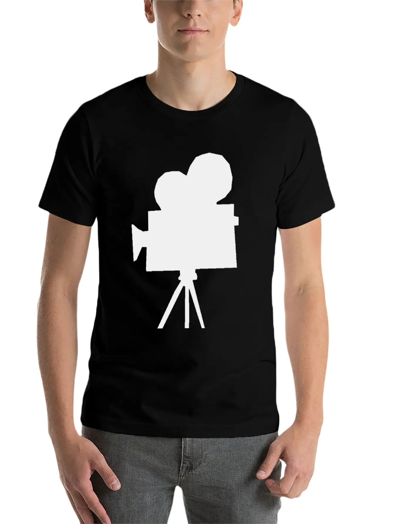 Movie Projector Essential Unisex Summer Tee – Soft Cotton Casual Fit