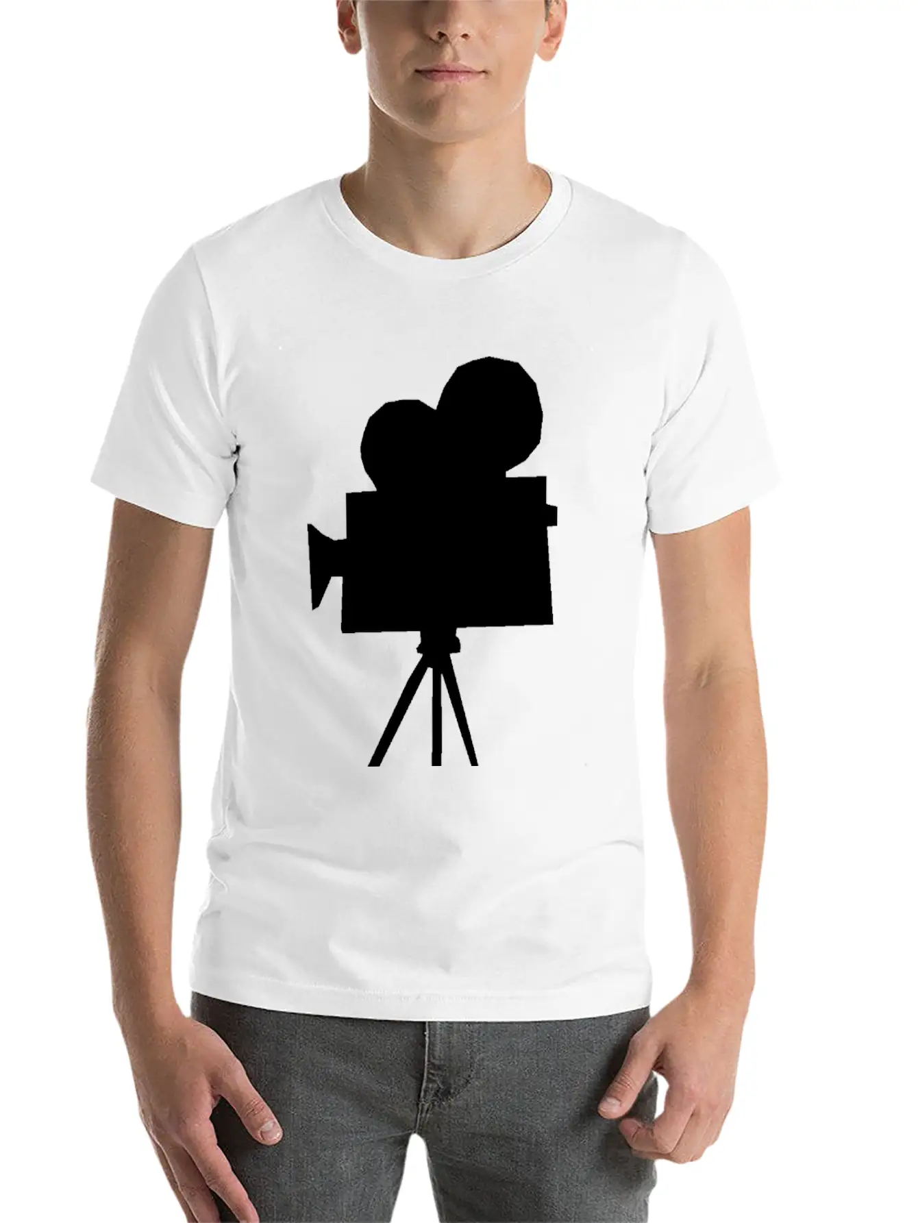 Movie Projector Essential Unisex Summer Tee – Soft Cotton Casual Fit
