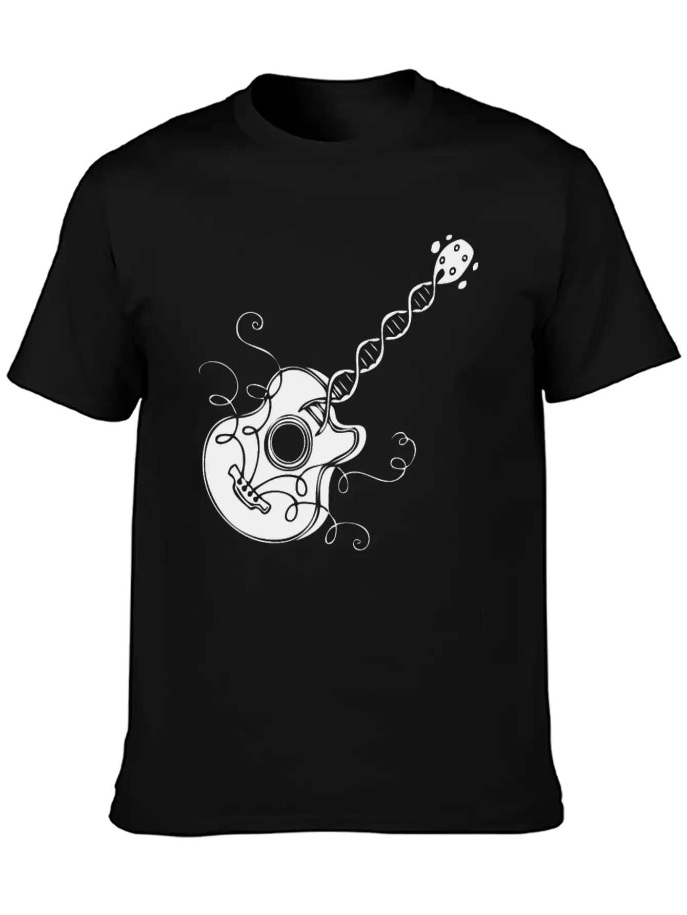 Music In The DNA Casual Graphic T-Shirt – Simple And Comfortable Daily Wear