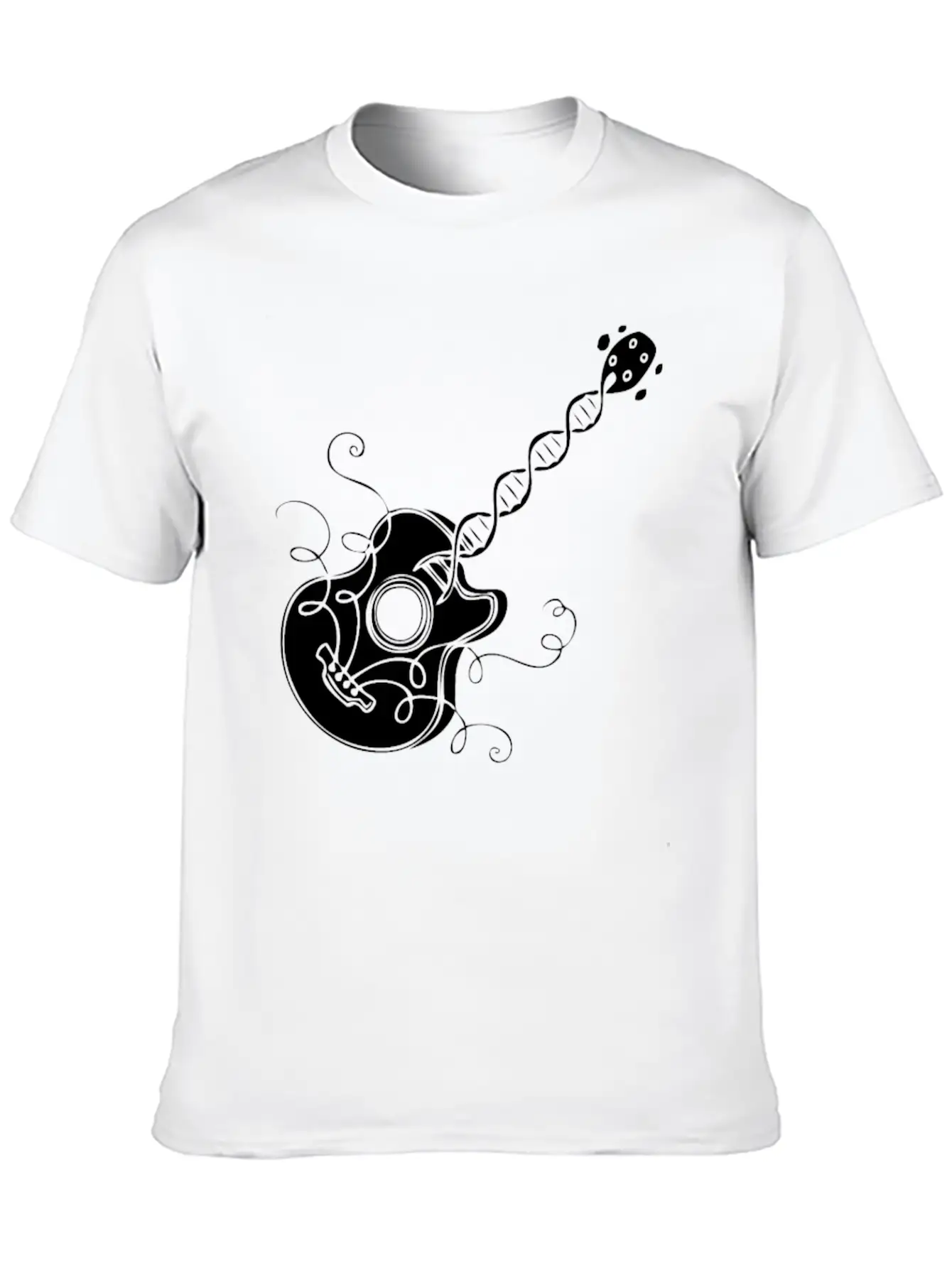 Music In The DNA Casual Graphic T-Shirt – Simple And Comfortable Daily Wear