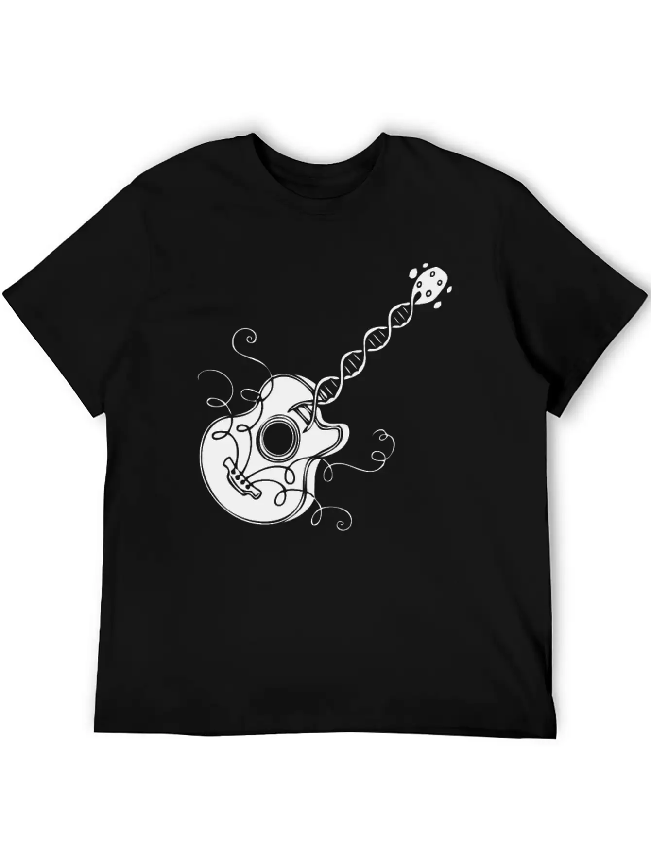 Music In The DNA Casual Graphic T-Shirt – Simple And Comfortable Daily Wear