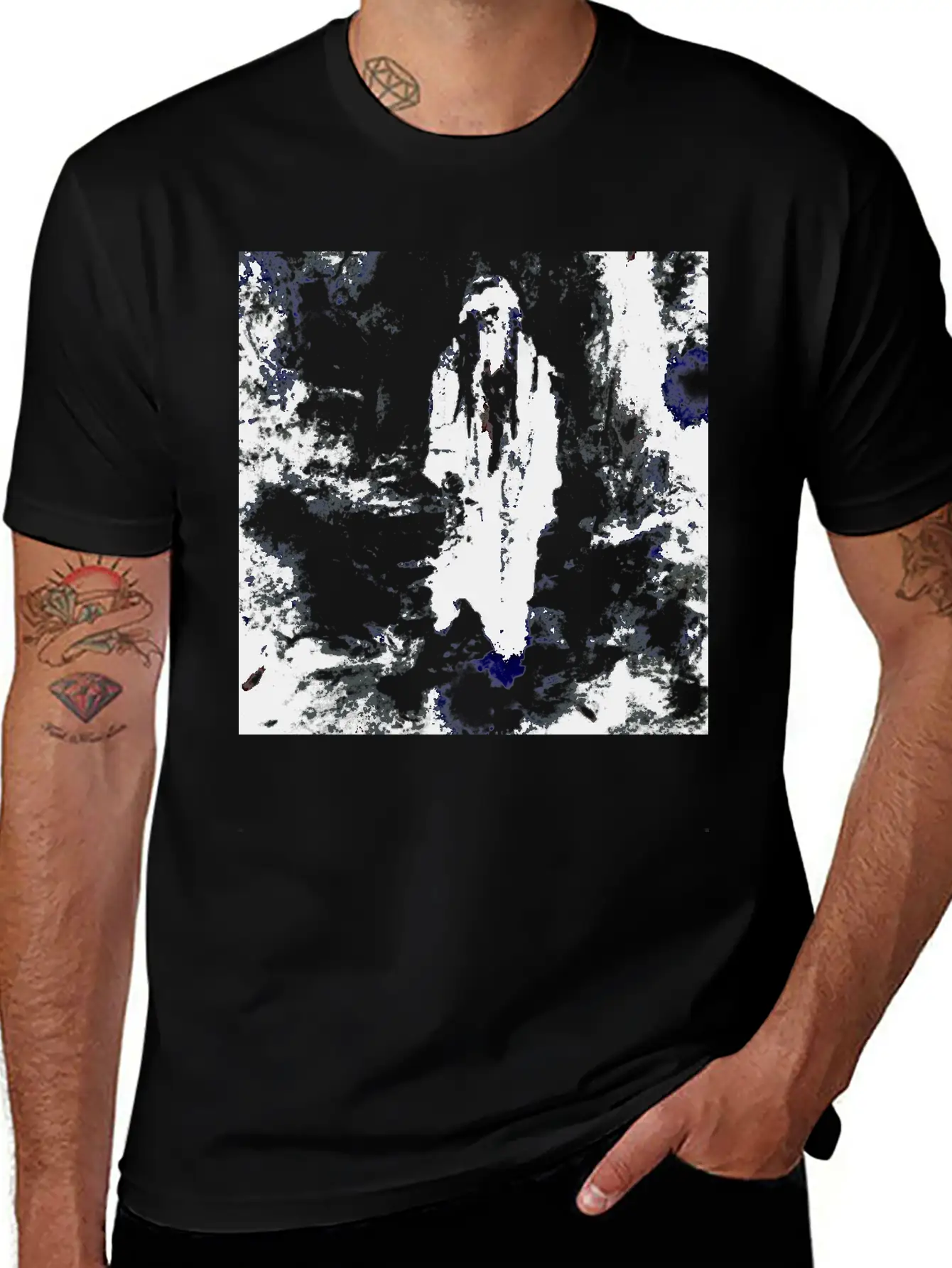 Mysterious Hooded Figure In Enchanted Forest Classic Cotton Tee – Unisex Comfort For Any Season