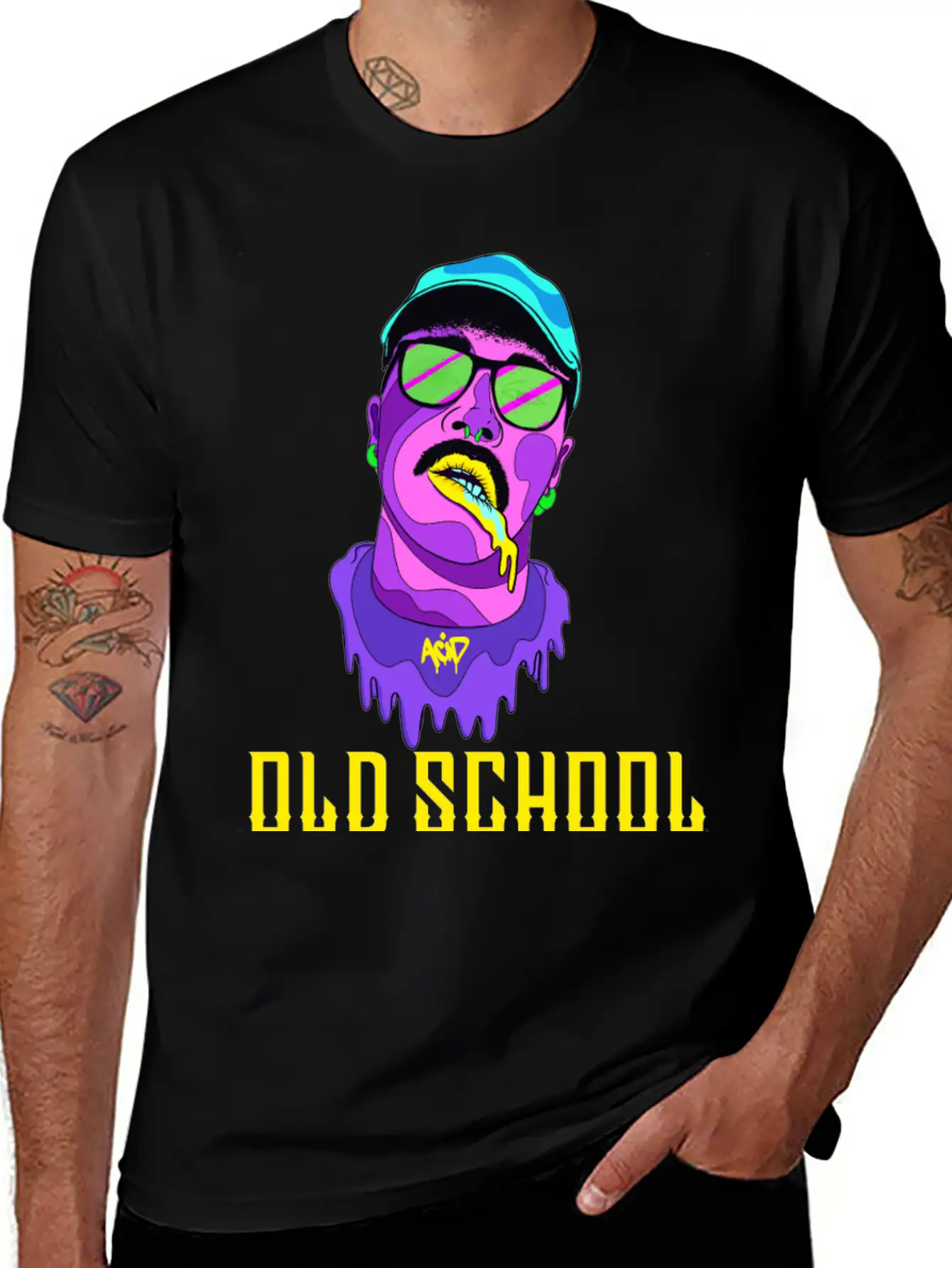 Old School Crew Classic Cotton Tee – Unisex Comfort For Any Season